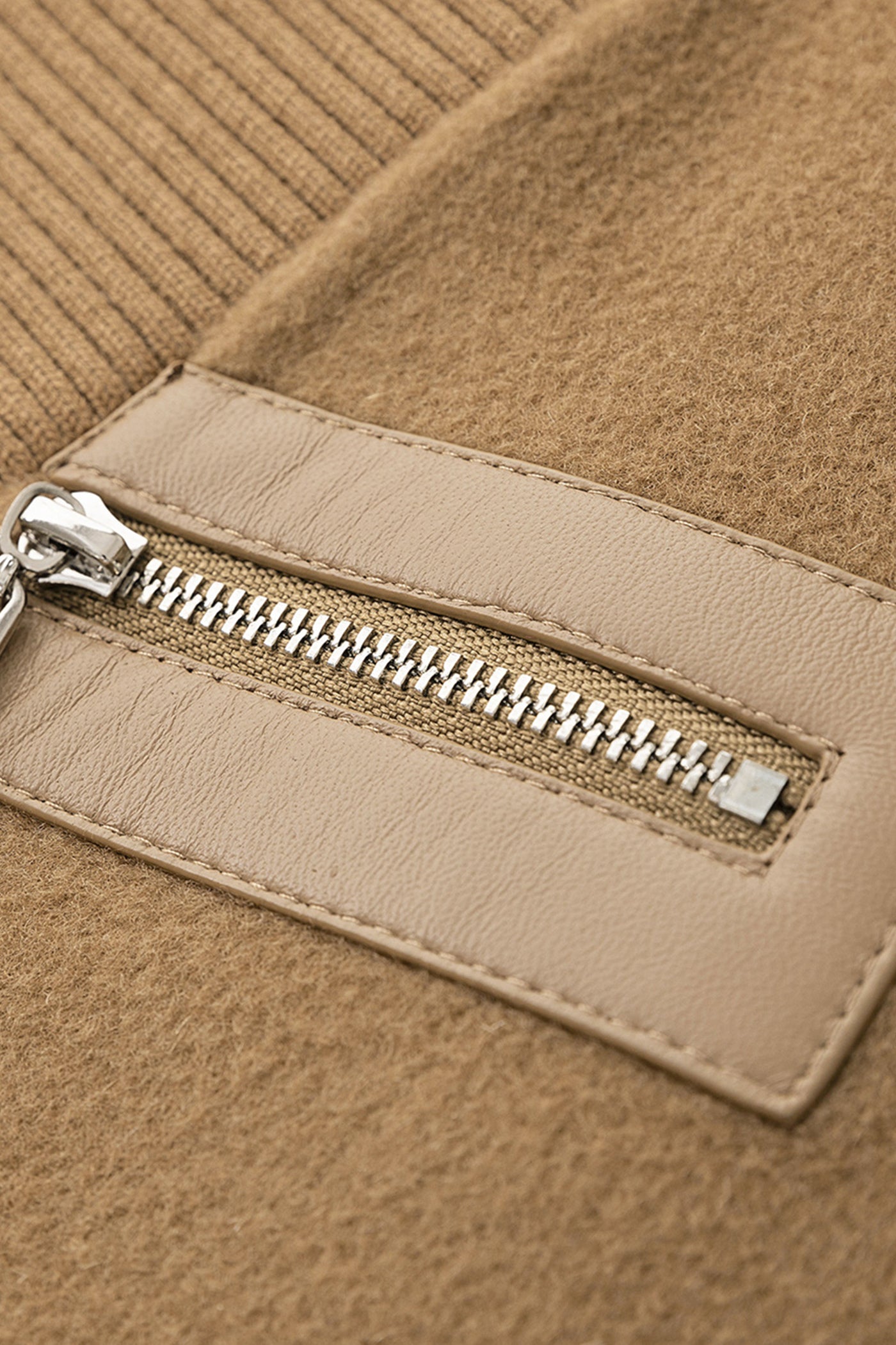 KAMILAN Pure Wool  Coat in Camel with Grosgrain Waist Detailing