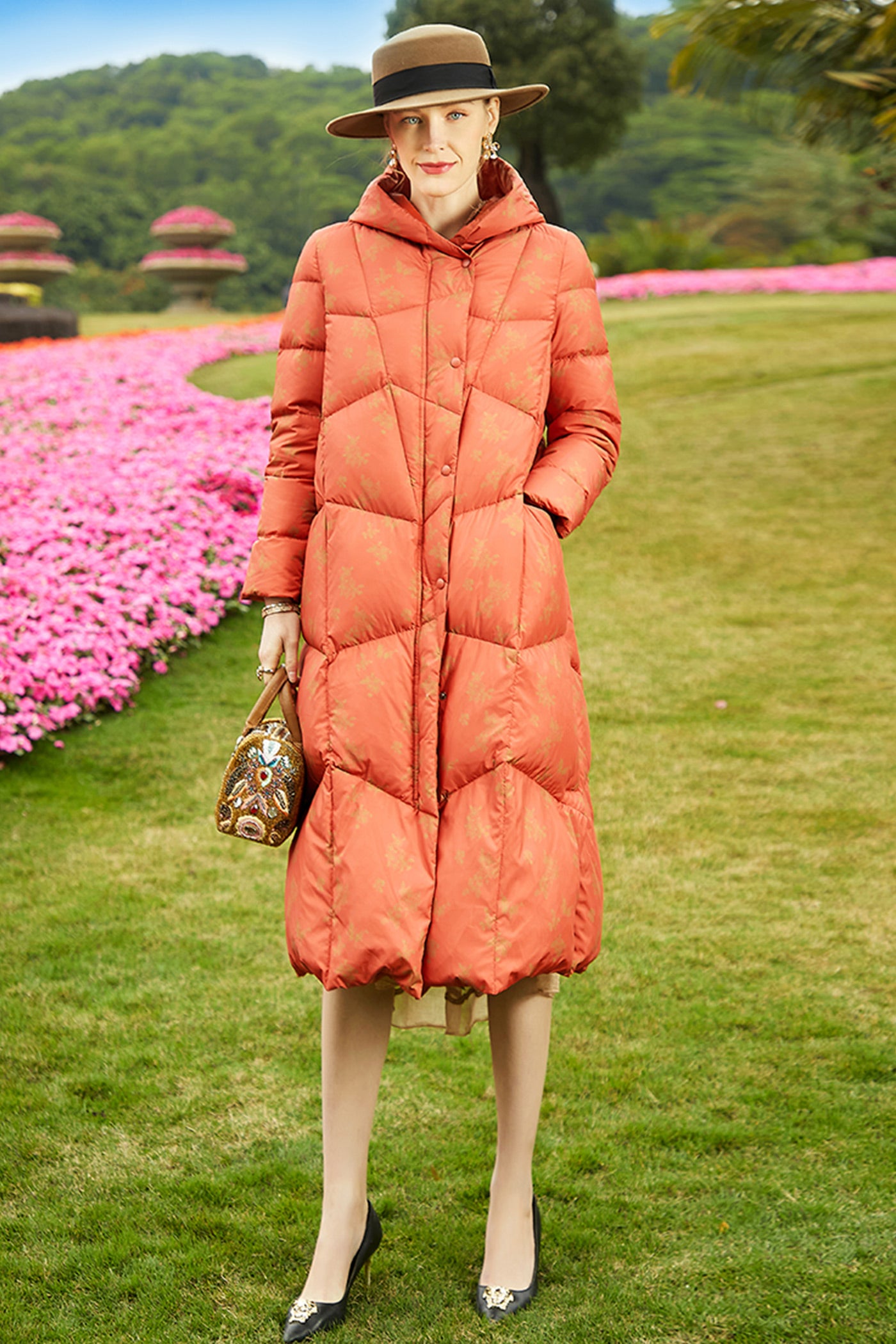 Kamilan Quilted Down Coat