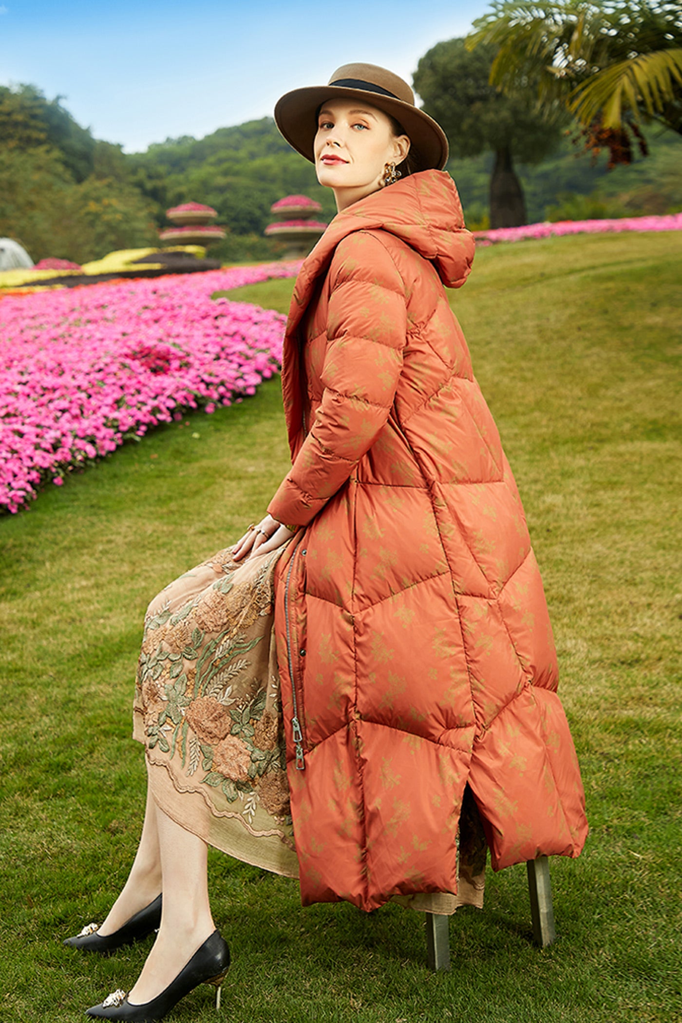 Kamilan Quilted Down Coat
