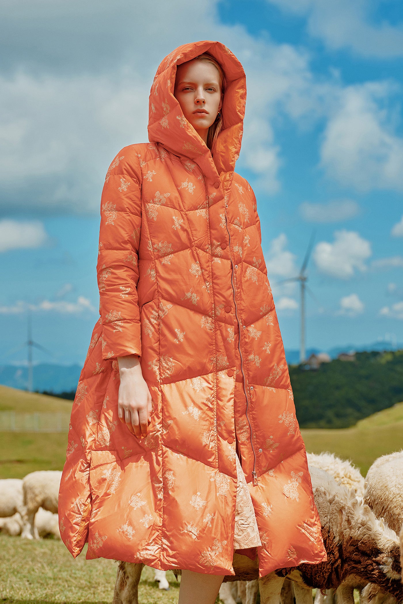 Kamilan Quilted Down Coat