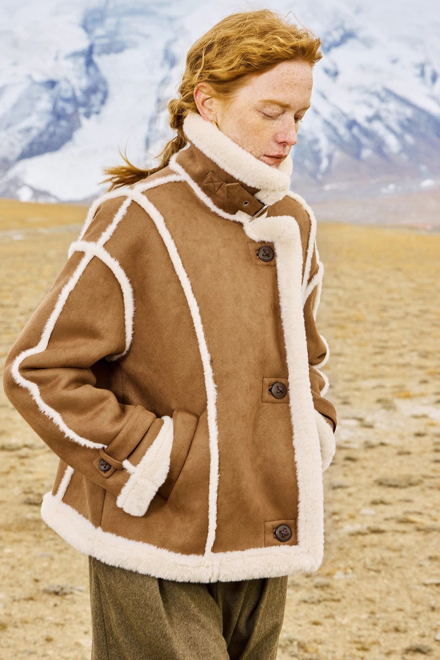 KAMILAN Women's Fluffy Short Fur Jacket – Fashion Casual Winter Coat