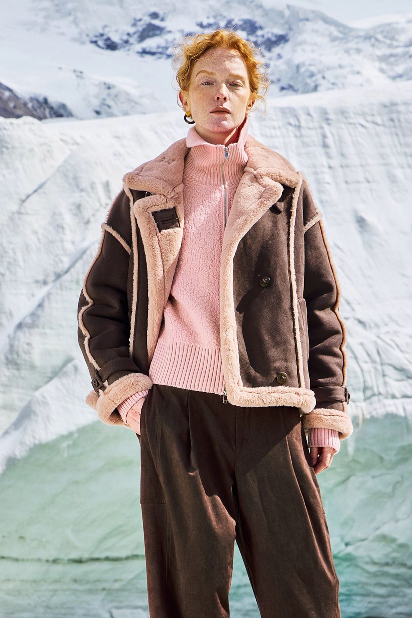 KAMILAN Women's Fluffy Short Fur Jacket – Fashion Casual Winter Coat