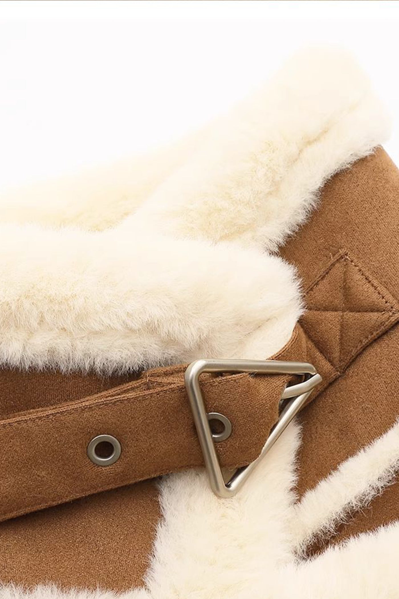KAMILAN Women's Fluffy Short Fur Jacket – Fashion Casual Winter Coat