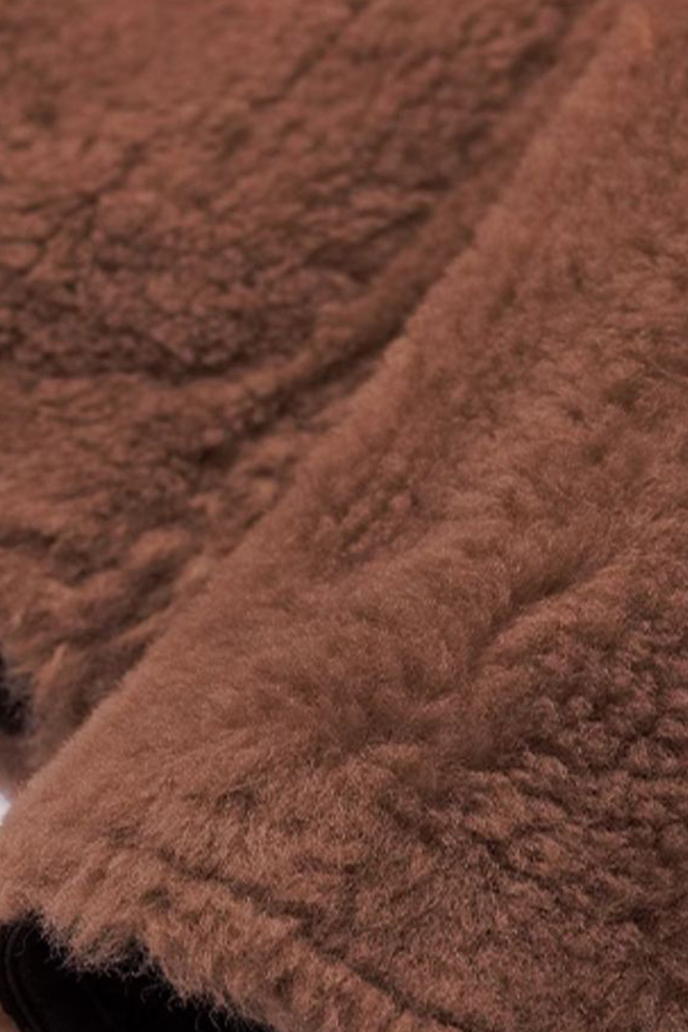 KAMILAN Women's Shearling Short Coat – 2025 Winter New Faux Fur Warm Jacket