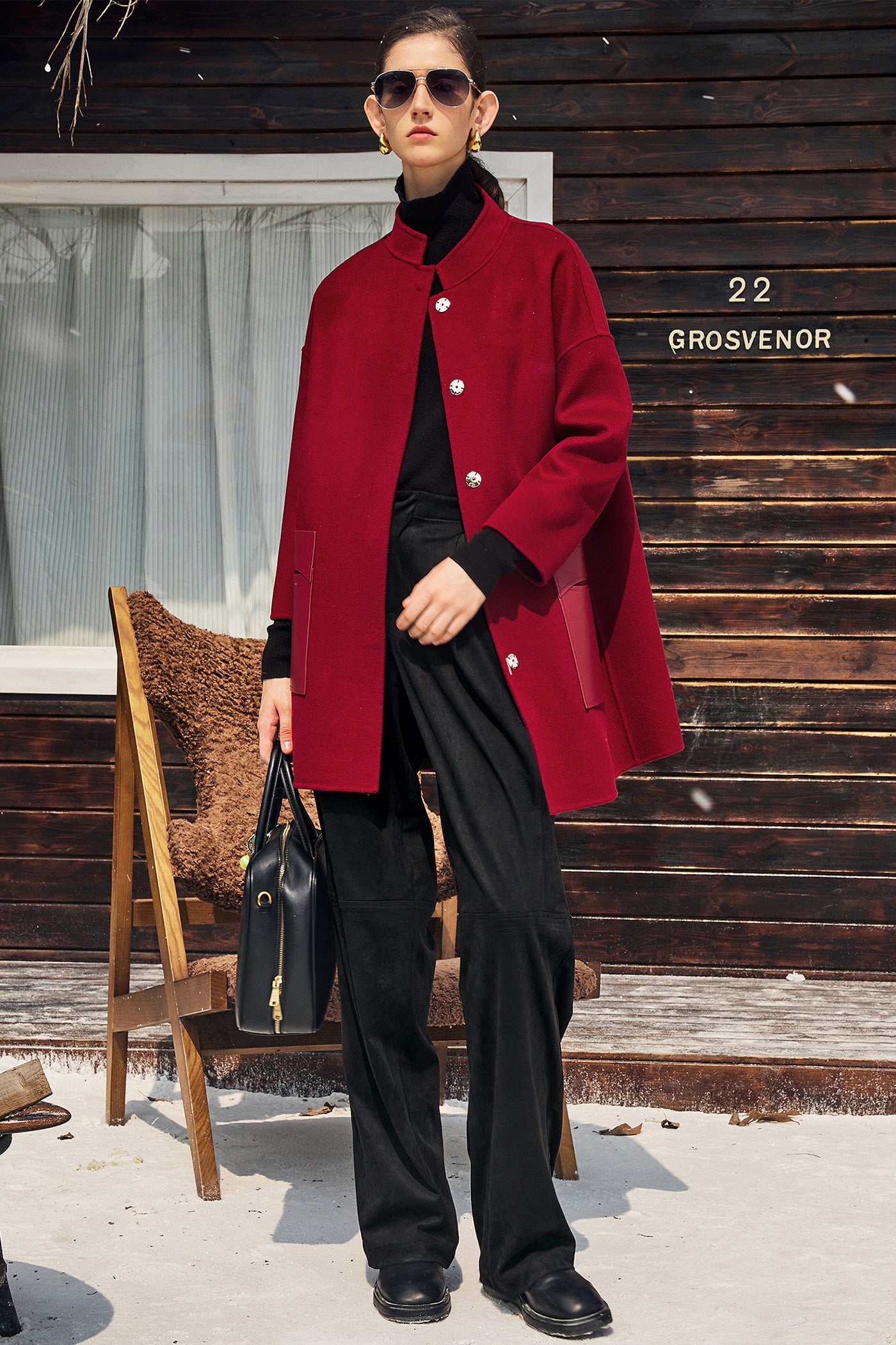 KAMILAN Women's High-Waist Wide-Leg Pants – 2025 Autumn New Fashion Commuter Casual Trousers