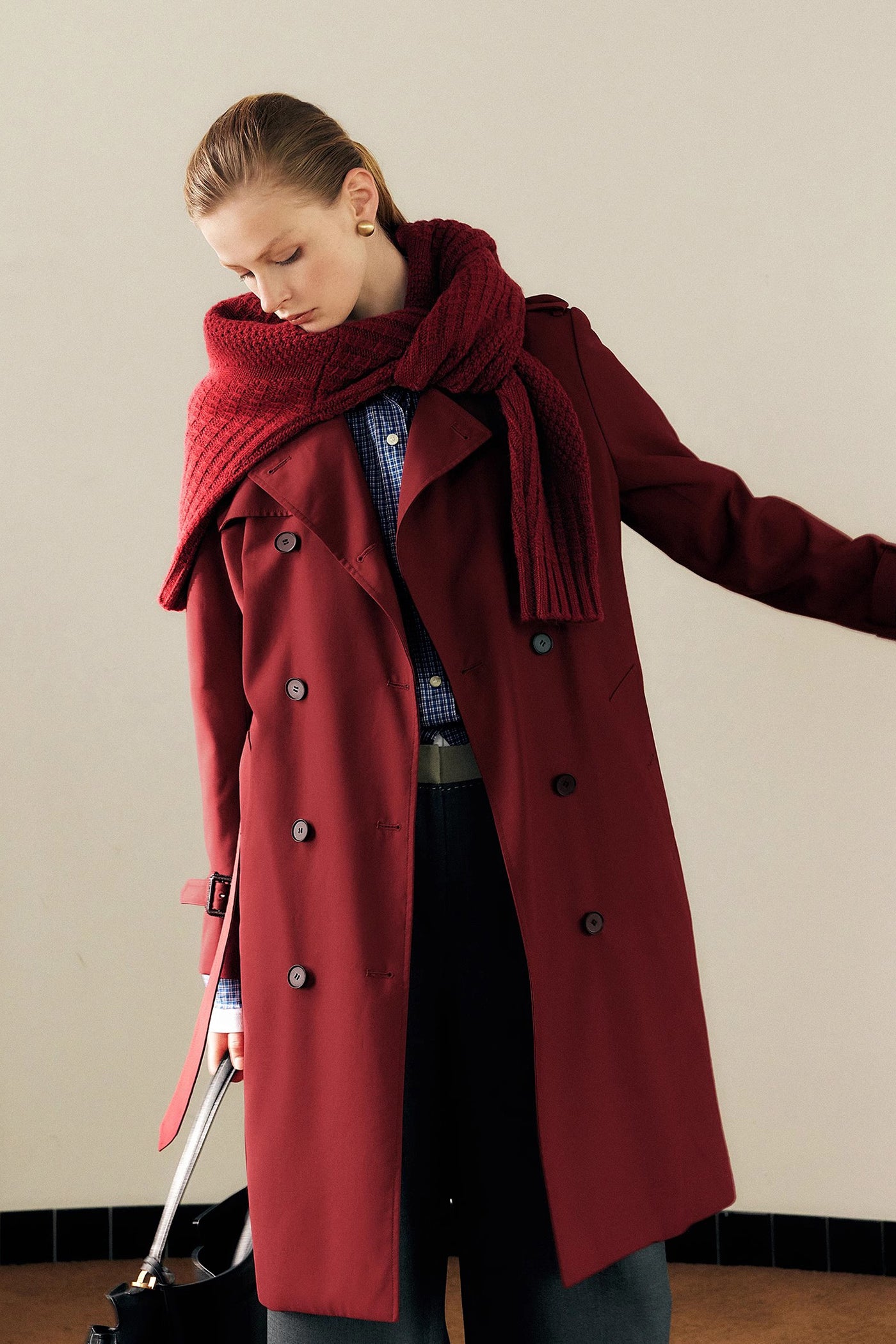 KAMILAN high-quality temperament casual windbreaker women's autumn 2025 new loose long-sleeved coat