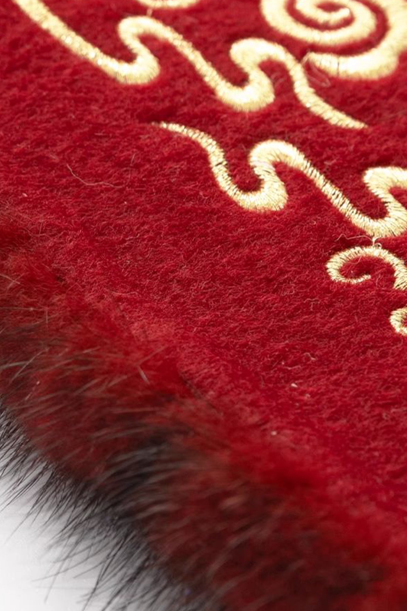 KAMILAN new Chinese-style retro embroidered sheep fur coat women's new splicing mink fur coat in autumn and winter of 2024