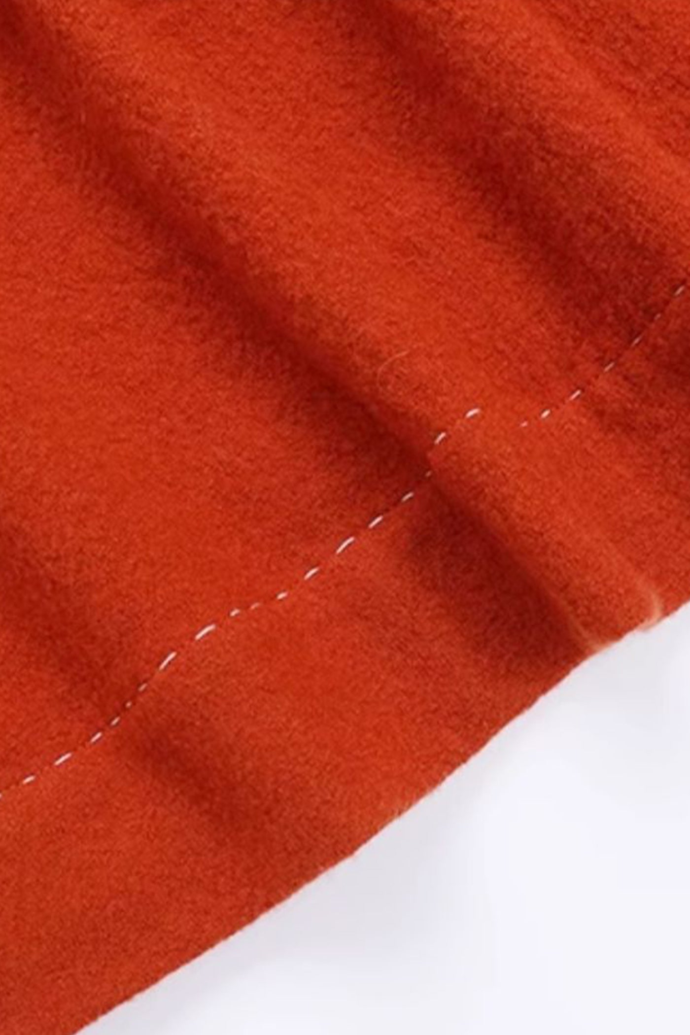 KAMILAN fashion V-neck high waist wool dress women's 2025 autumn and winter new waist long A-line skirt.