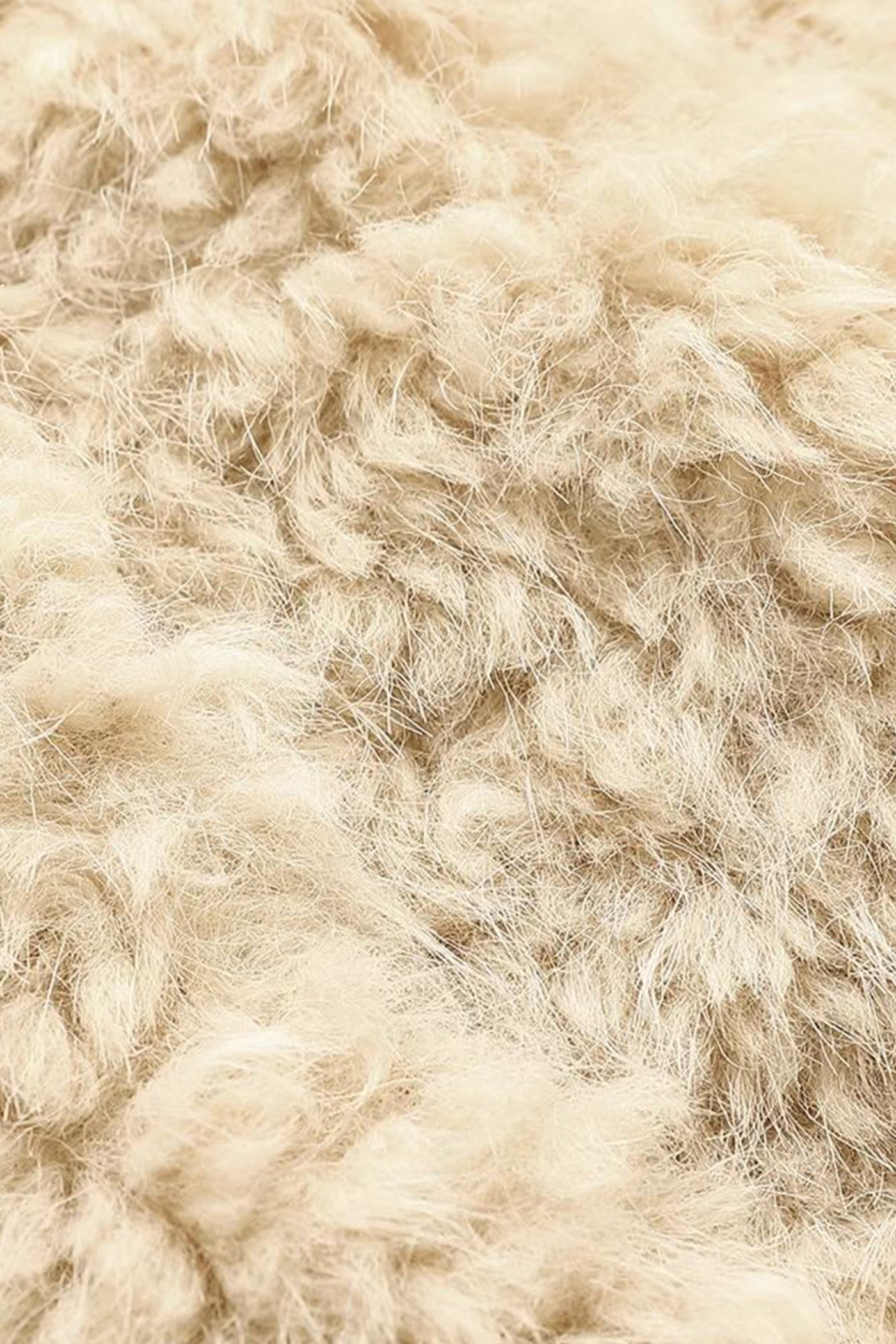 KAMILAN faux fur one V-neck environmental protection fur women's winter short warm Mao Maofaux fur coat.