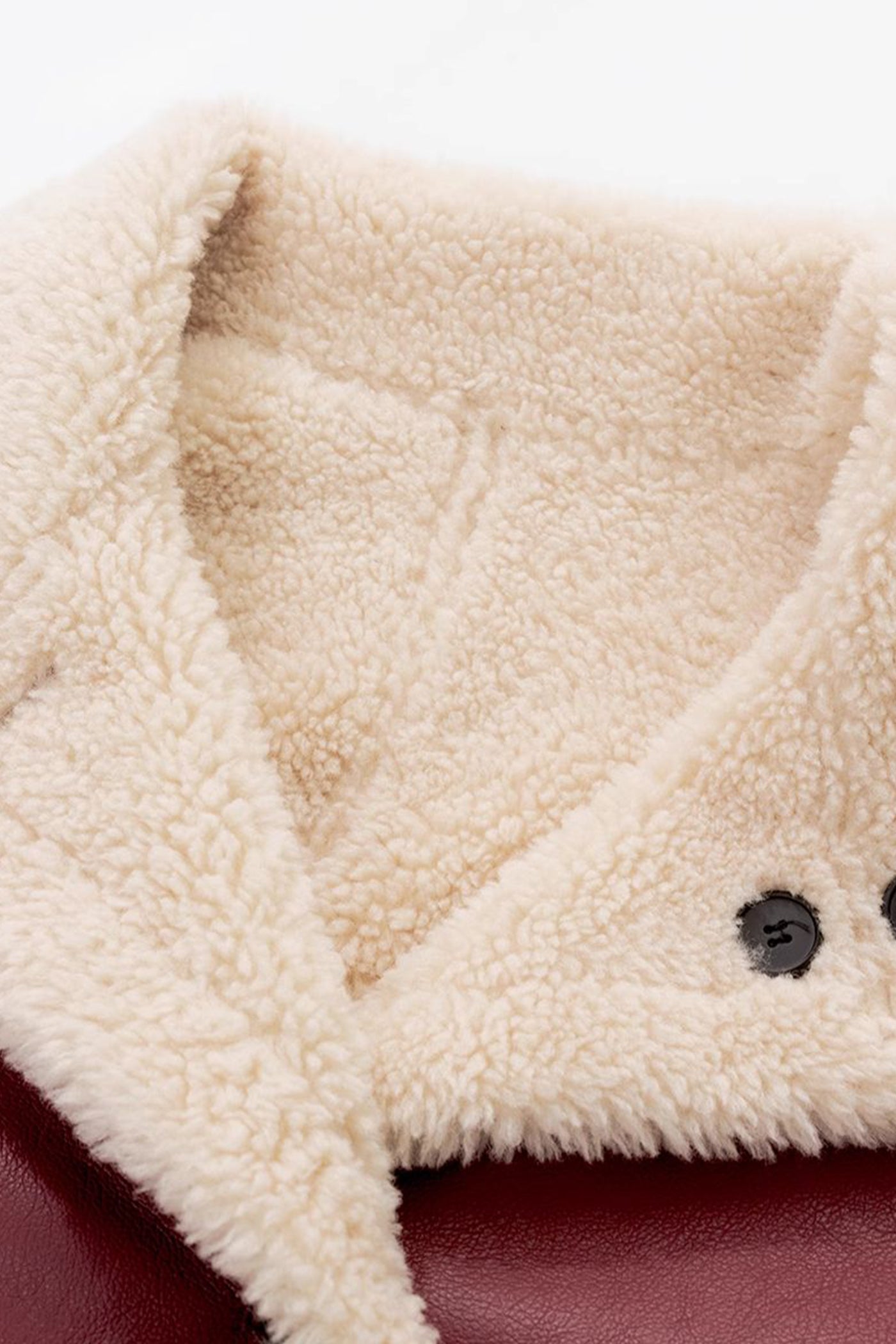 KAMILAN Angora red PU leather faux fur female winter 2025 new fashion short warm Faux Fur Coat