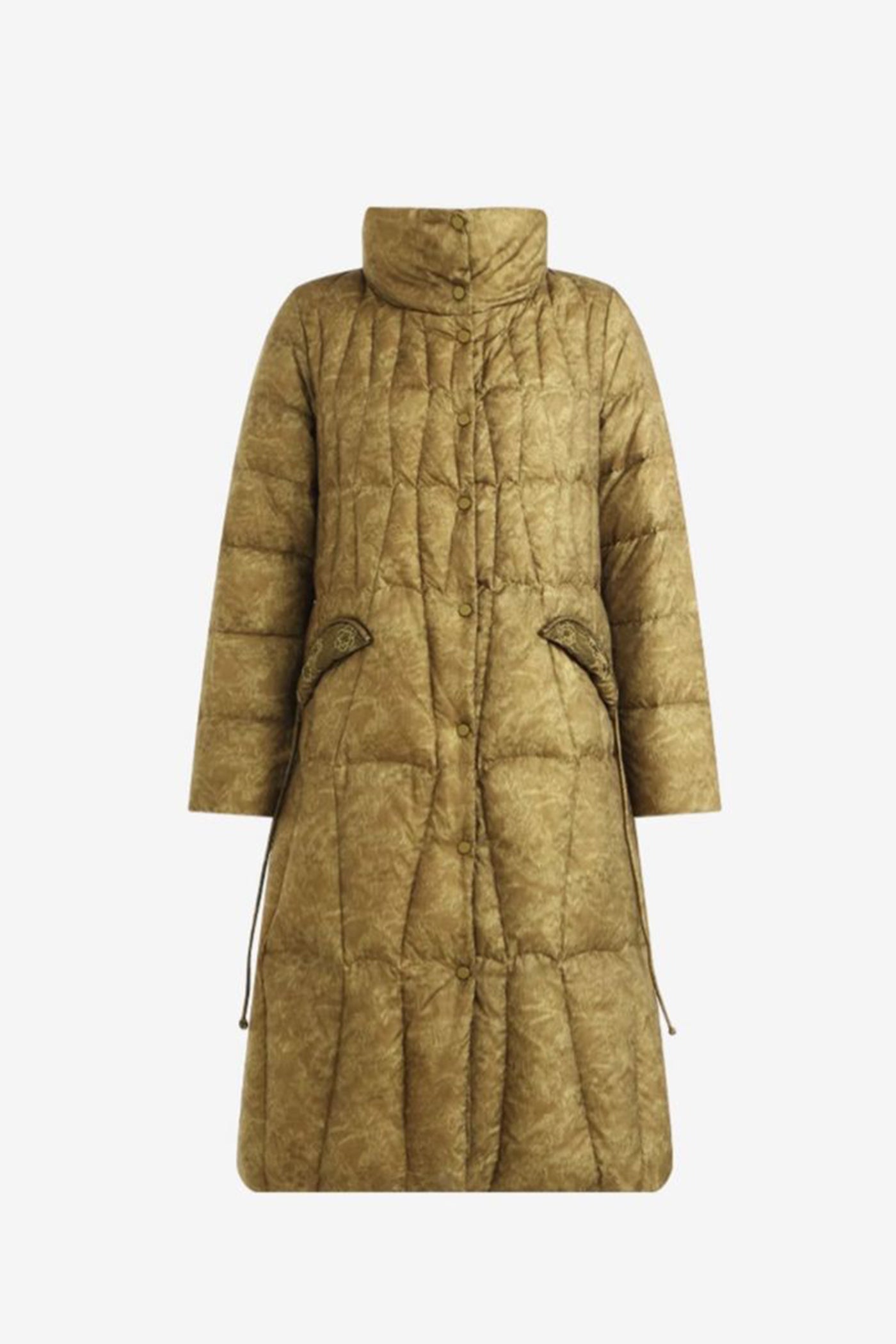 KAMILAN White Goose Down Jacket Female 2025 Winter New Long Embroidered Goose Down Jacket
