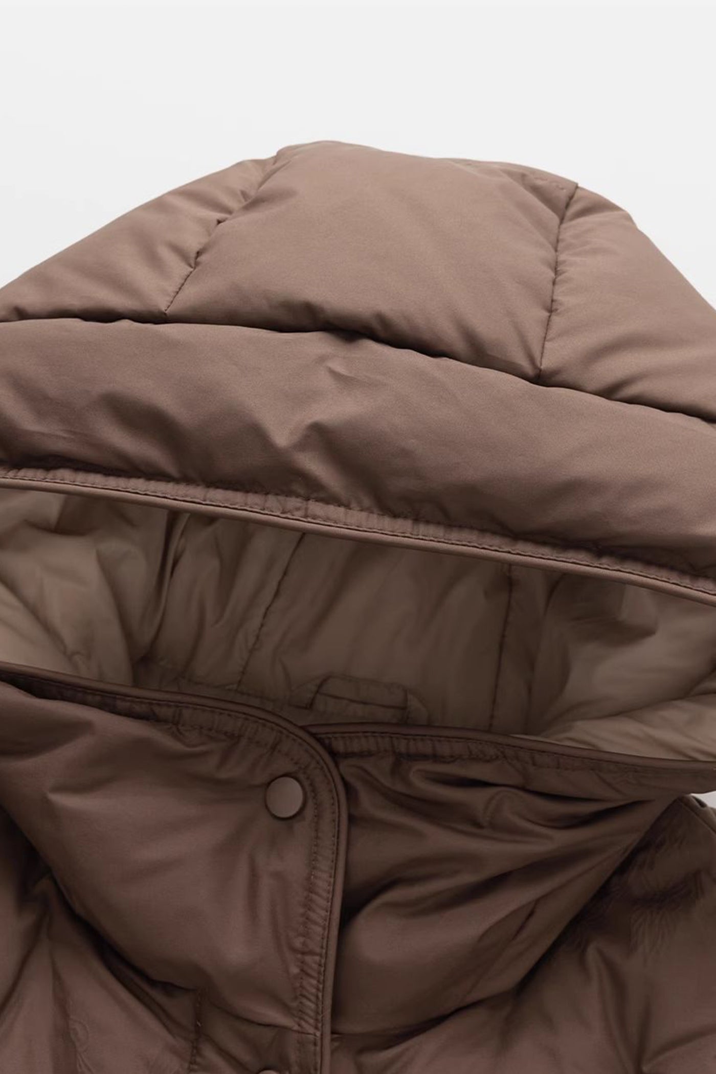 KAMILAN warm white eiderdown down jacket women's winter 2025 new long profile down jacket hooded.