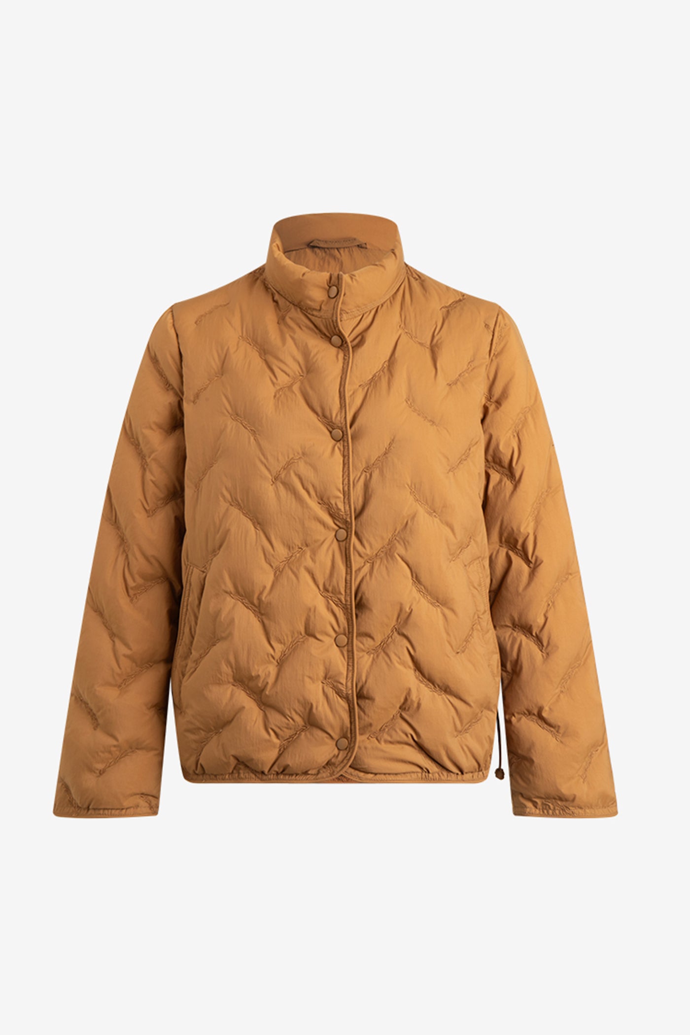 KAMILAN short embroidered down jacket female 2025 winter new warm white duck down jacket