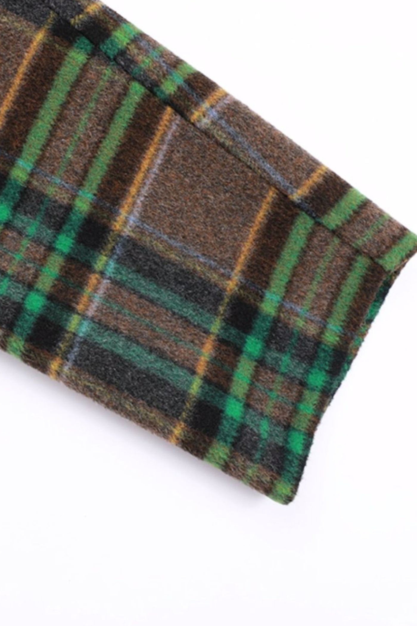 KAMILAN Plaid Double-sided Wool Coat Women's Fall/Winter 2025 New style Loose Mid-long Profile Woolen Coat