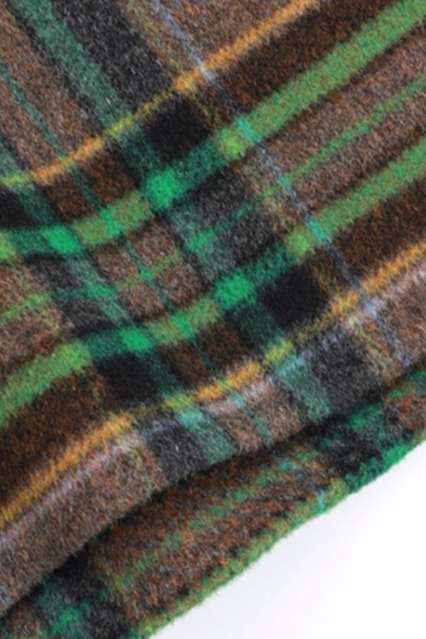 KAMILAN Plaid Double-sided Wool Coat Women's Fall/Winter 2025 New style Loose Mid-long Profile Woolen Coat