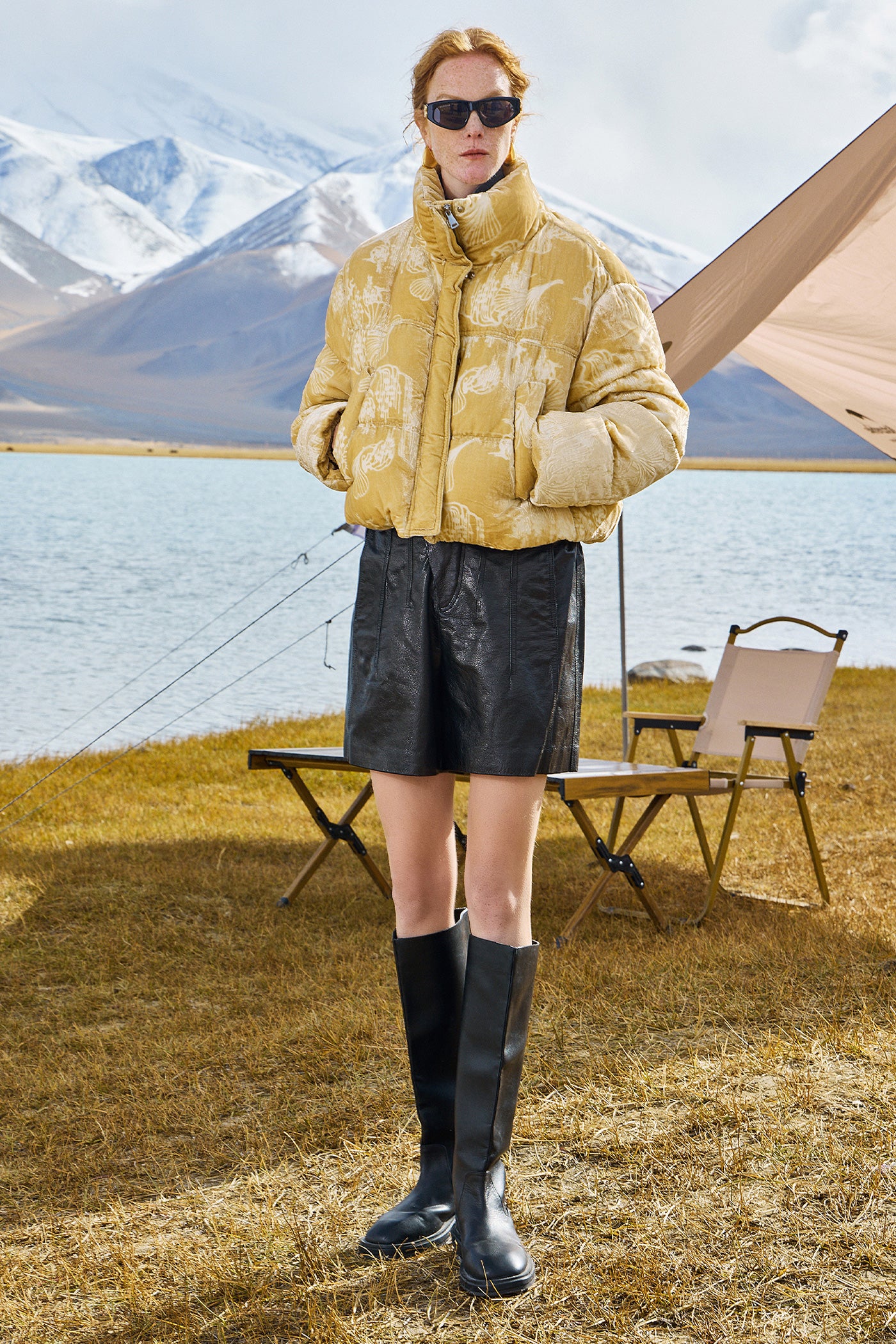 KAMILAN Women's Trendy Short Puffer Jacket 2025 Winter | Fashion Warm White Duck Down Coat