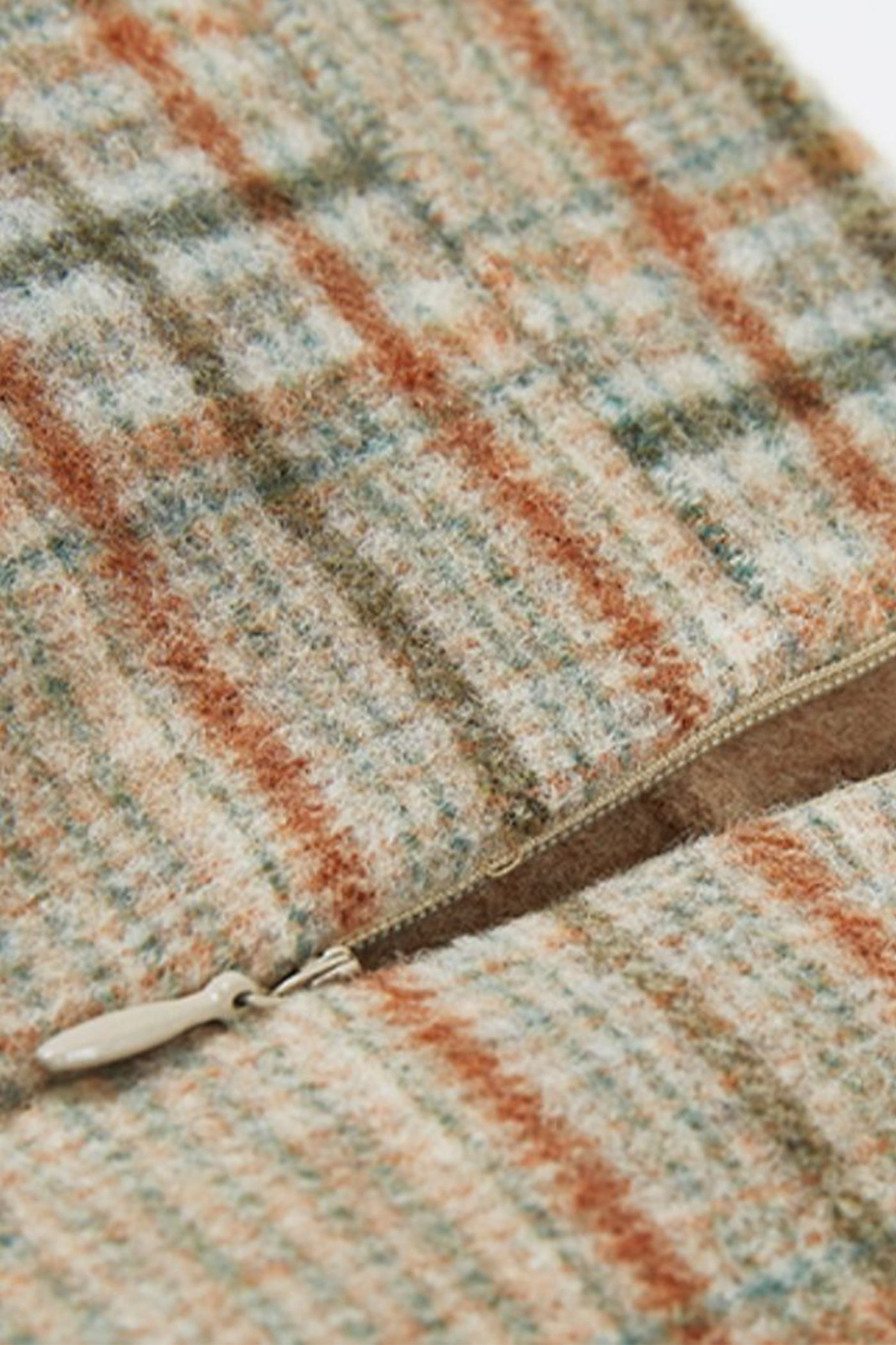 KAMILAN fashion double-sided plaid skirt women's autumn new double-sided woolen skirt