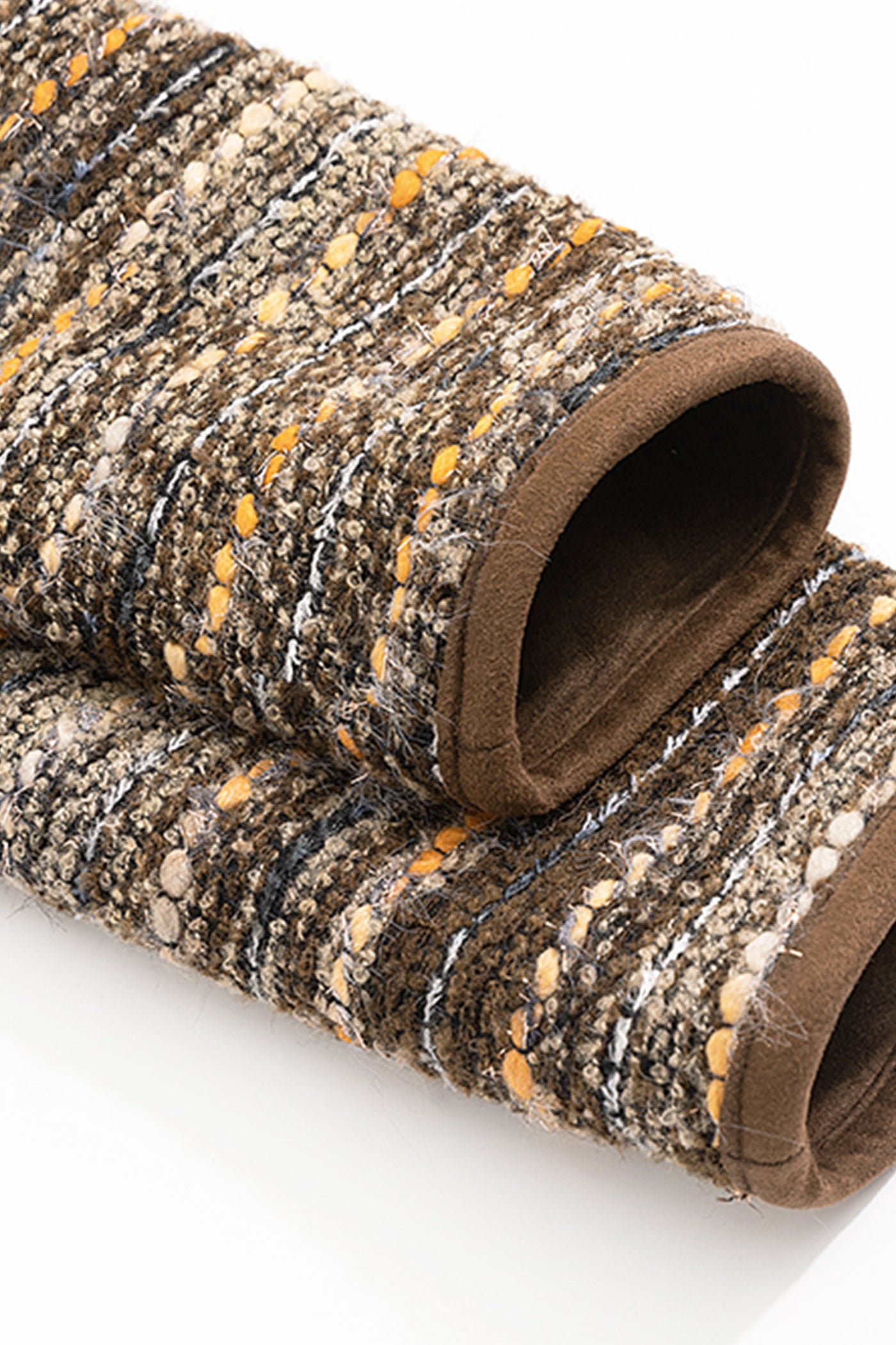 fashion tweed coat women's autumn and winter new style loose small fragrance coat jacket