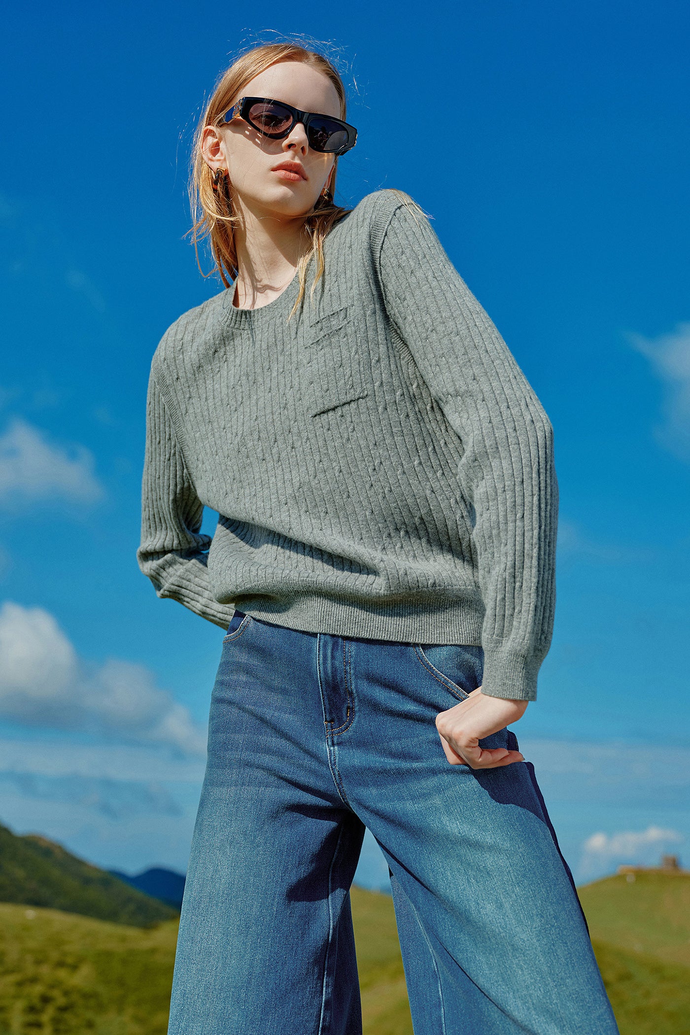 KAMILAN Stylish Wool Sweater for Women – 2025 Fall New Knit Base Layer Pullover