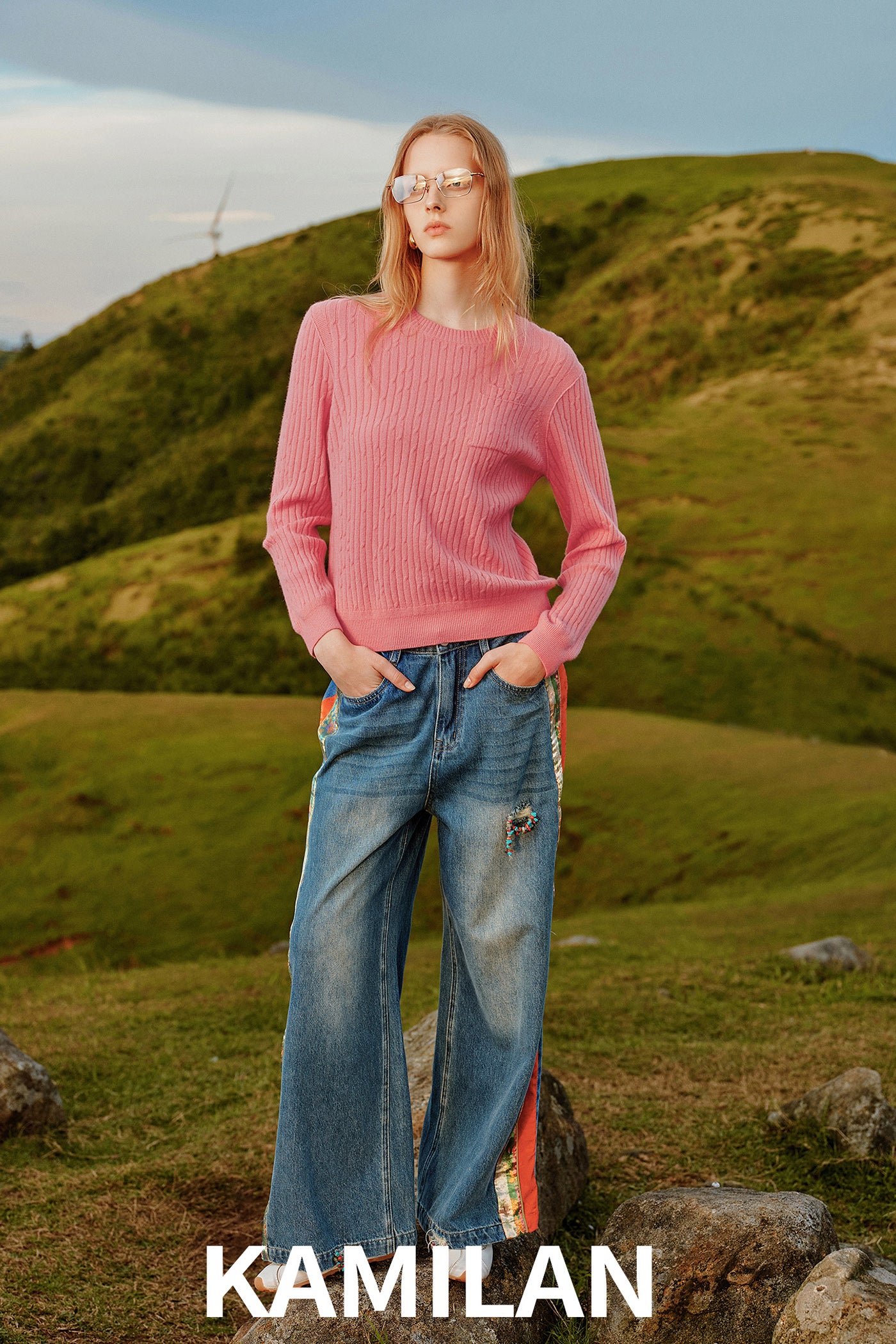 KAMILAN Stylish Wool Sweater for Women – 2025 Fall New Knit Base Layer Pullover