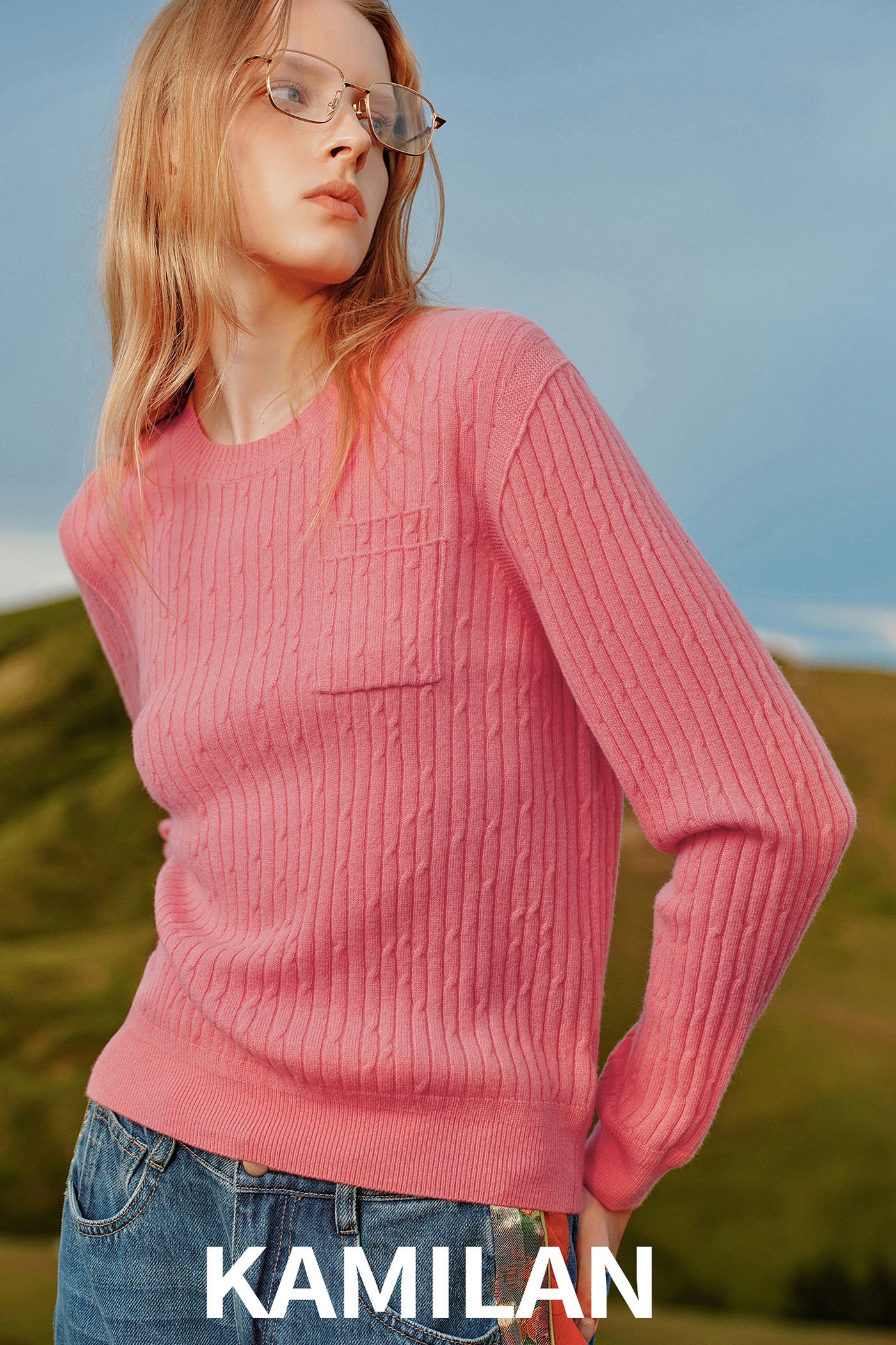 KAMILAN Stylish Wool Sweater for Women – 2025 Fall New Knit Base Layer Pullover