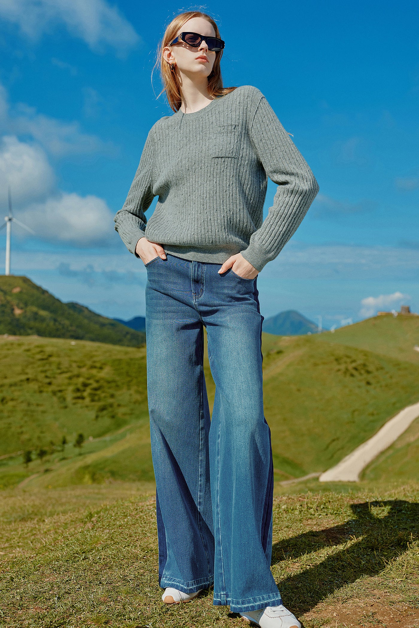 KAMILAN Stylish Wool Sweater for Women – 2025 Fall New Knit Base Layer Pullover