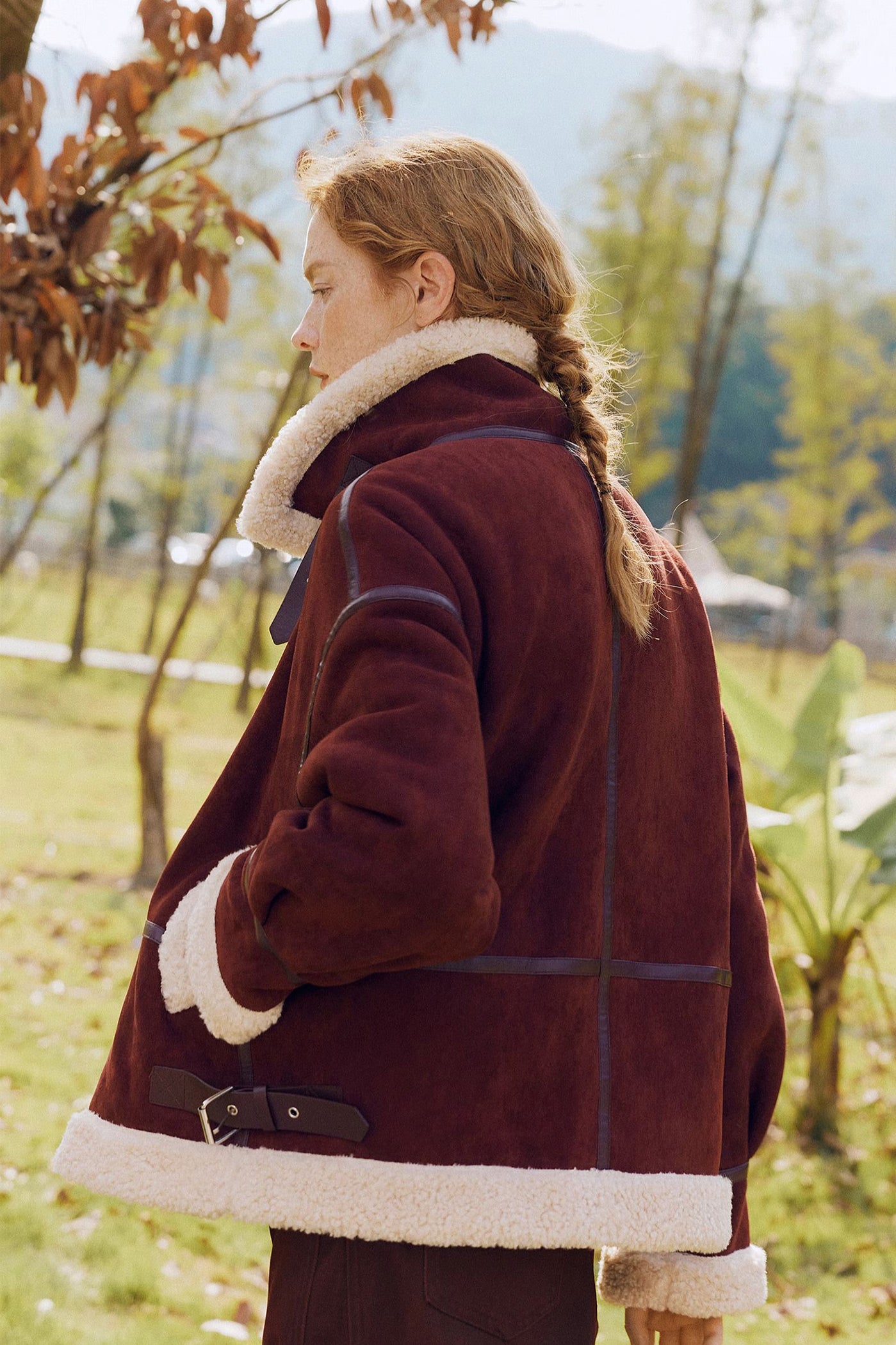 KAMILAN Women's Faux Shearling Short Coat  2025 Winter Eco-Friendly Warm Plush Jacket