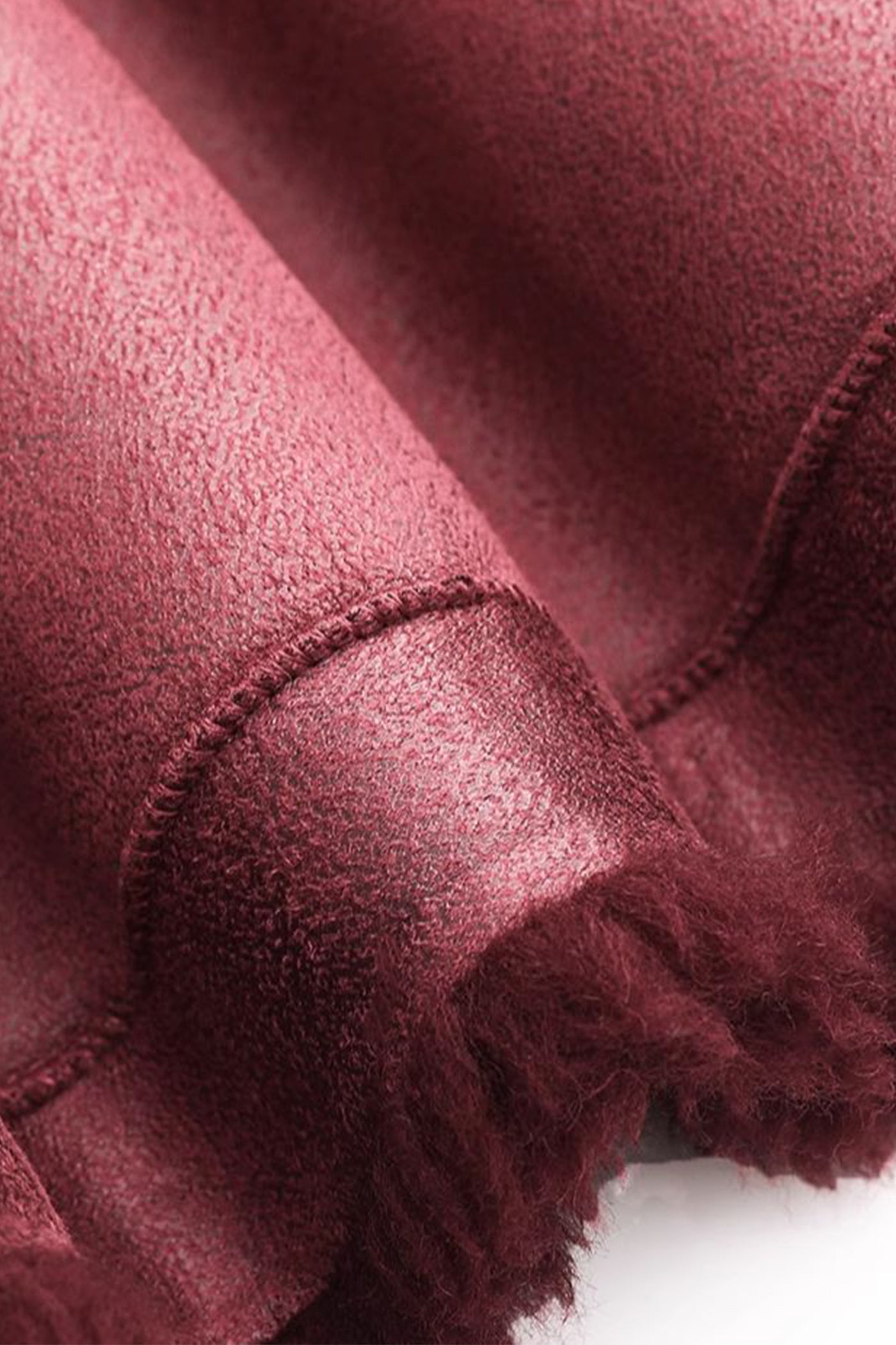 KAMILAN Women's Short Wool Jacket 2025 Winter Shearling Coat with Unique Design