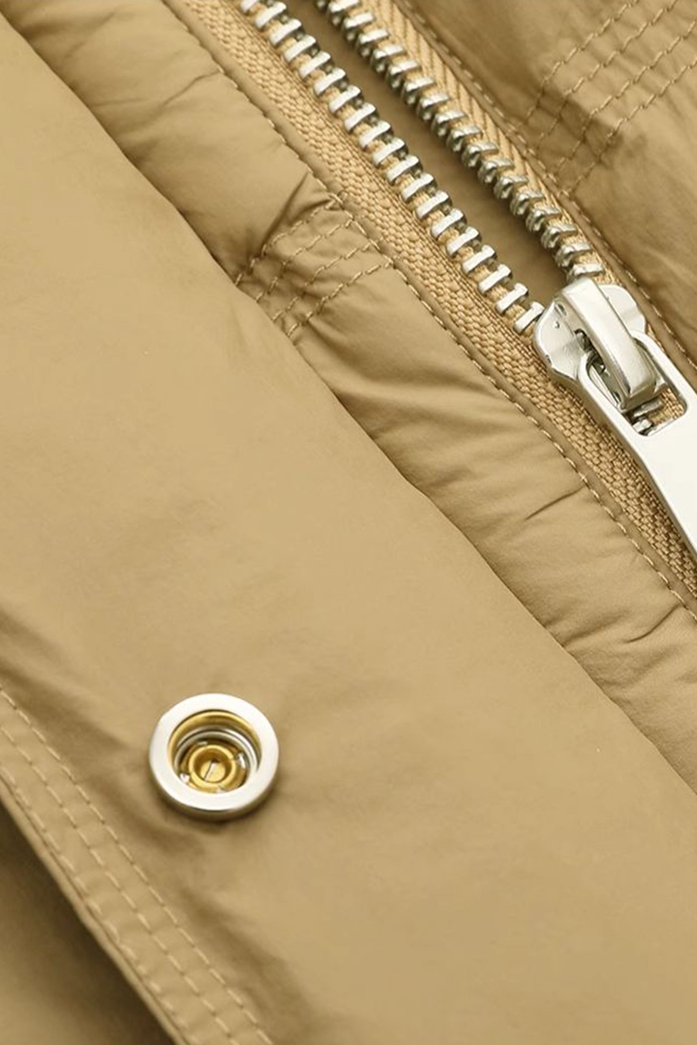 KAMILAN Women's Mid-Length White Goose Down Jacket 2025 Winter Hooded Puffer Coat