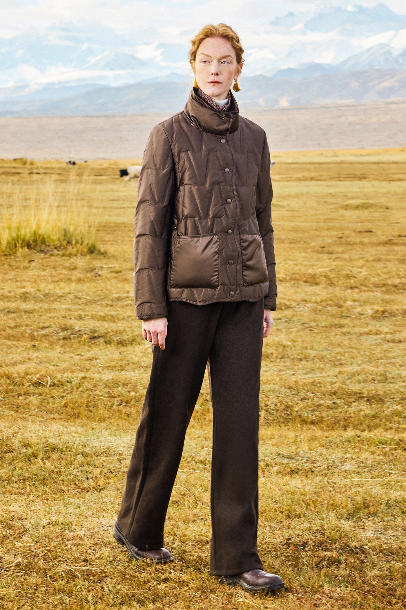 KAMILAN Women's Lightweight Short Down Jacket  2025 Winter Goose Down Puffer Coat