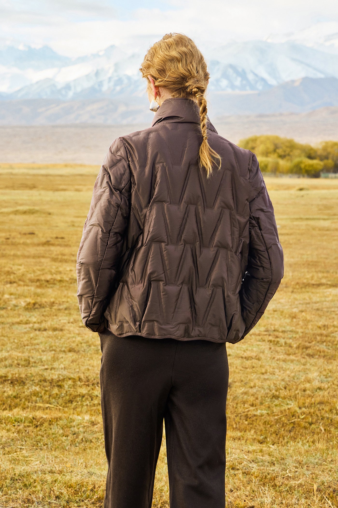 KAMILAN Women's Lightweight Short Down Jacket  2025 Winter Goose Down Puffer Coat
