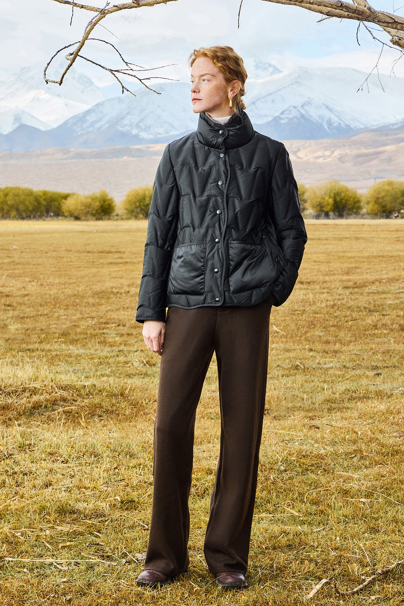 KAMILAN Women's Lightweight Short Down Jacket  2025 Winter Goose Down Puffer Coat
