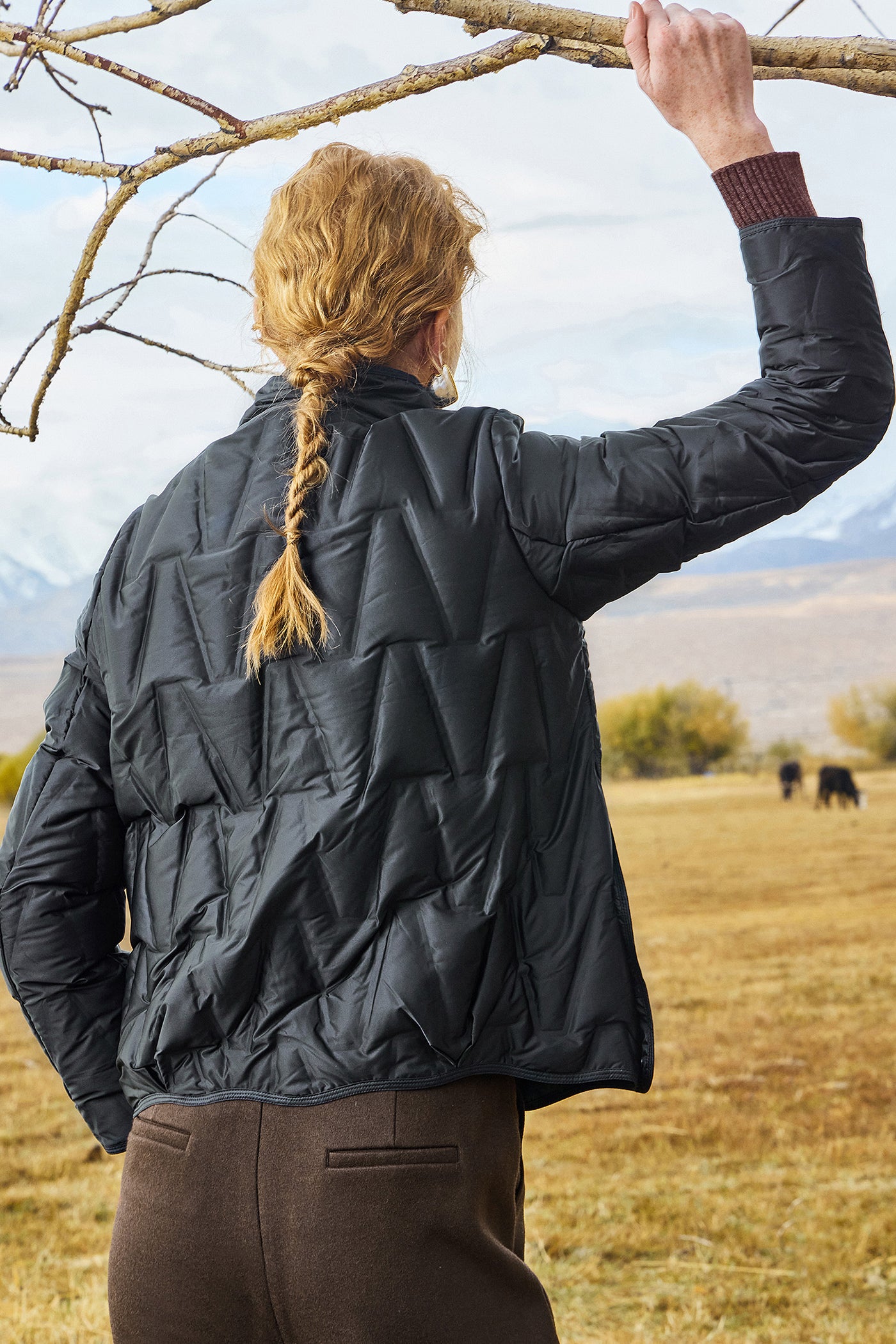 KAMILAN Women's Lightweight Short Down Jacket  2025 Winter Goose Down Puffer Coat