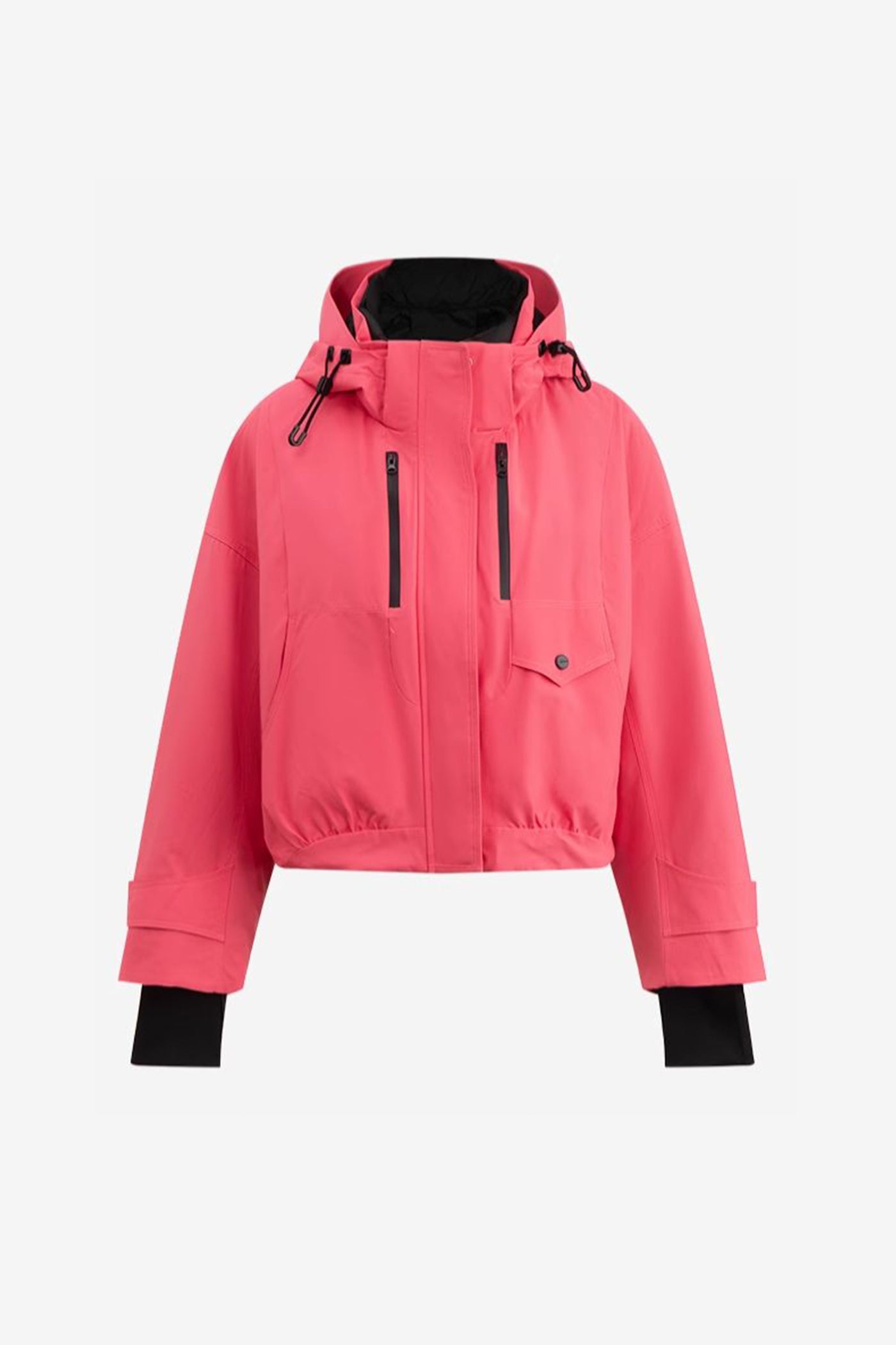 KAMILAN Women's Stylish Short Down Jacket 2025 Winter Hooded White Duck Down Puffer Coat