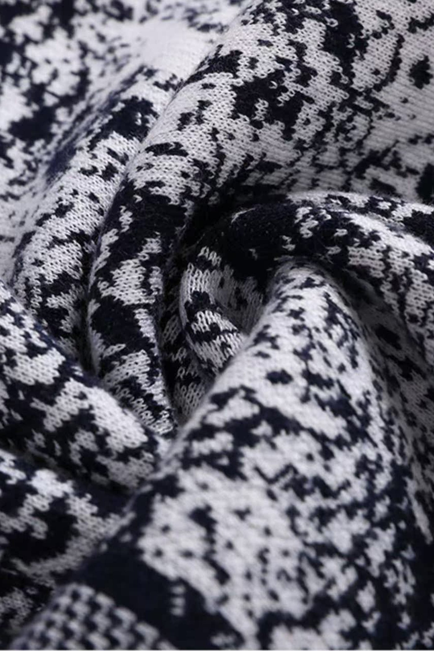 KAMILAN Women's Patterned Knit Pants – High Waist Straight Leg Casual Trousers  Fall 2025 New