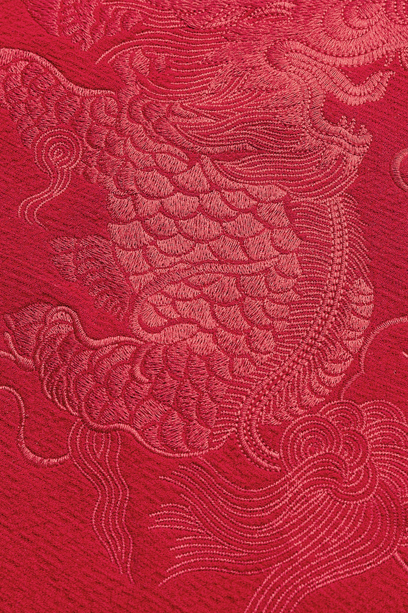 KAMILAN Women's Retro Jacquard Sweatshirt – 2025 Autumn New Red Casual Long-Sleeve Pullover Top