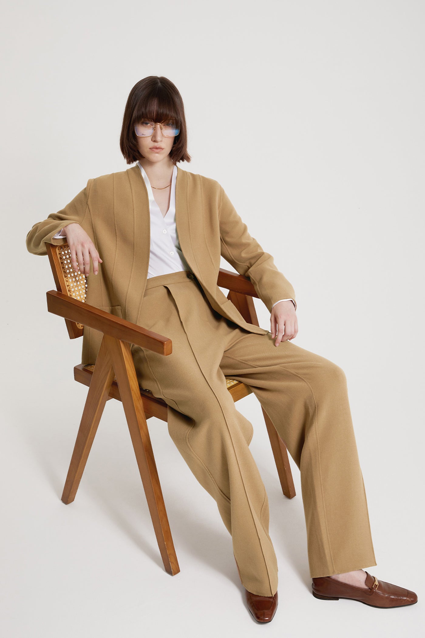KAMILAN Women's French-Style Chic Blazer – 2025 Fall New Design Casual Workwear Suit Jacket