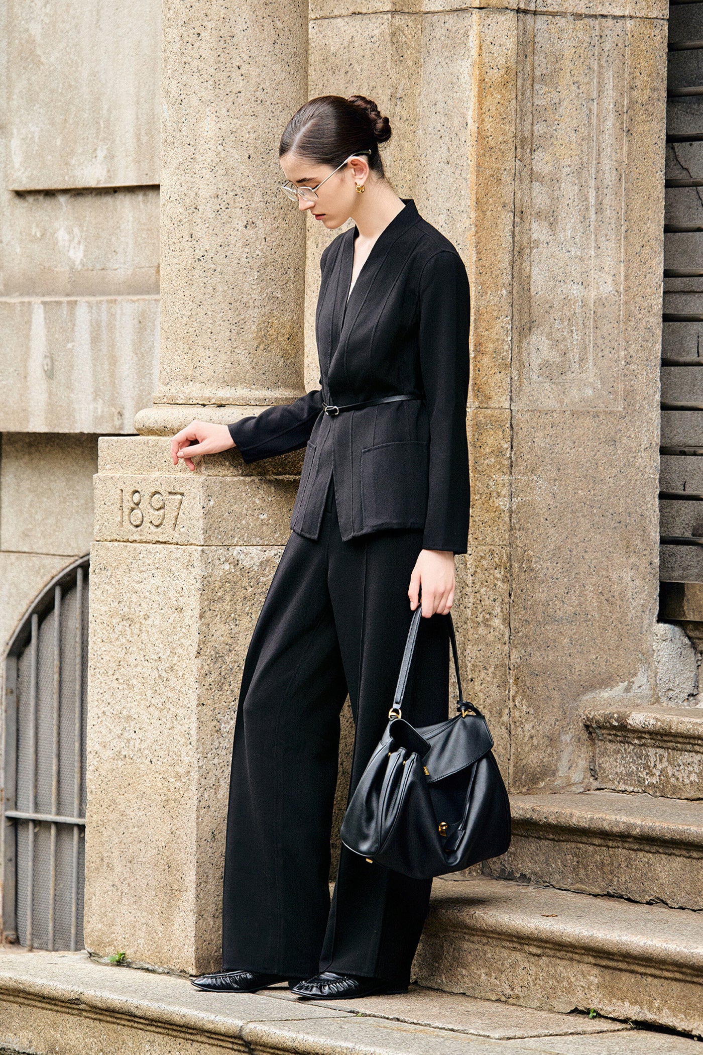 KAMILAN Women's French-Style Chic Blazer – 2025 Fall New Design Casual Workwear Suit Jacket