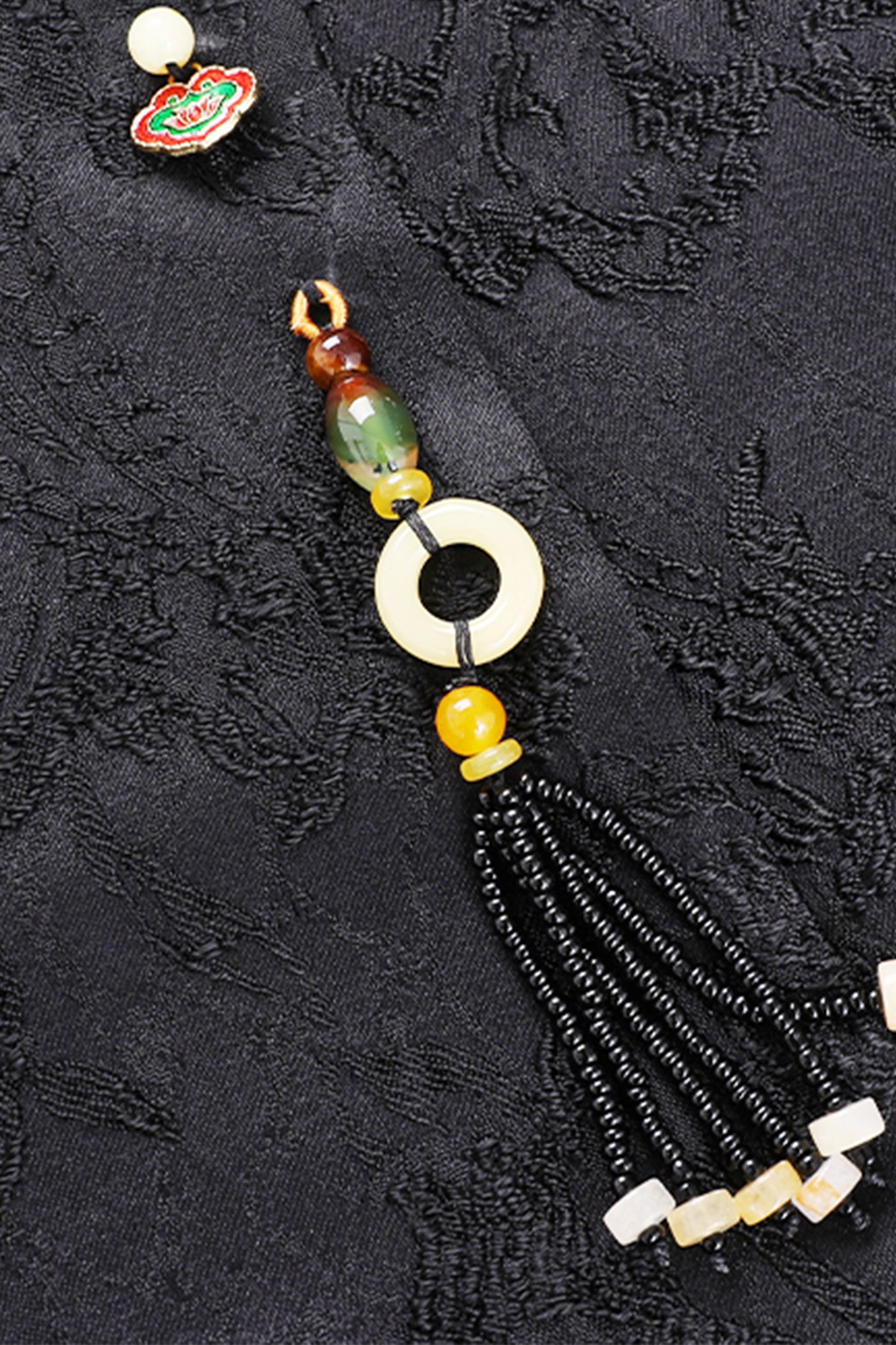 KAMILAN New Chinese Style Embroidered Trench Coat – 2025 Autumn Elegant Long Flared Hem Casual Outerwear