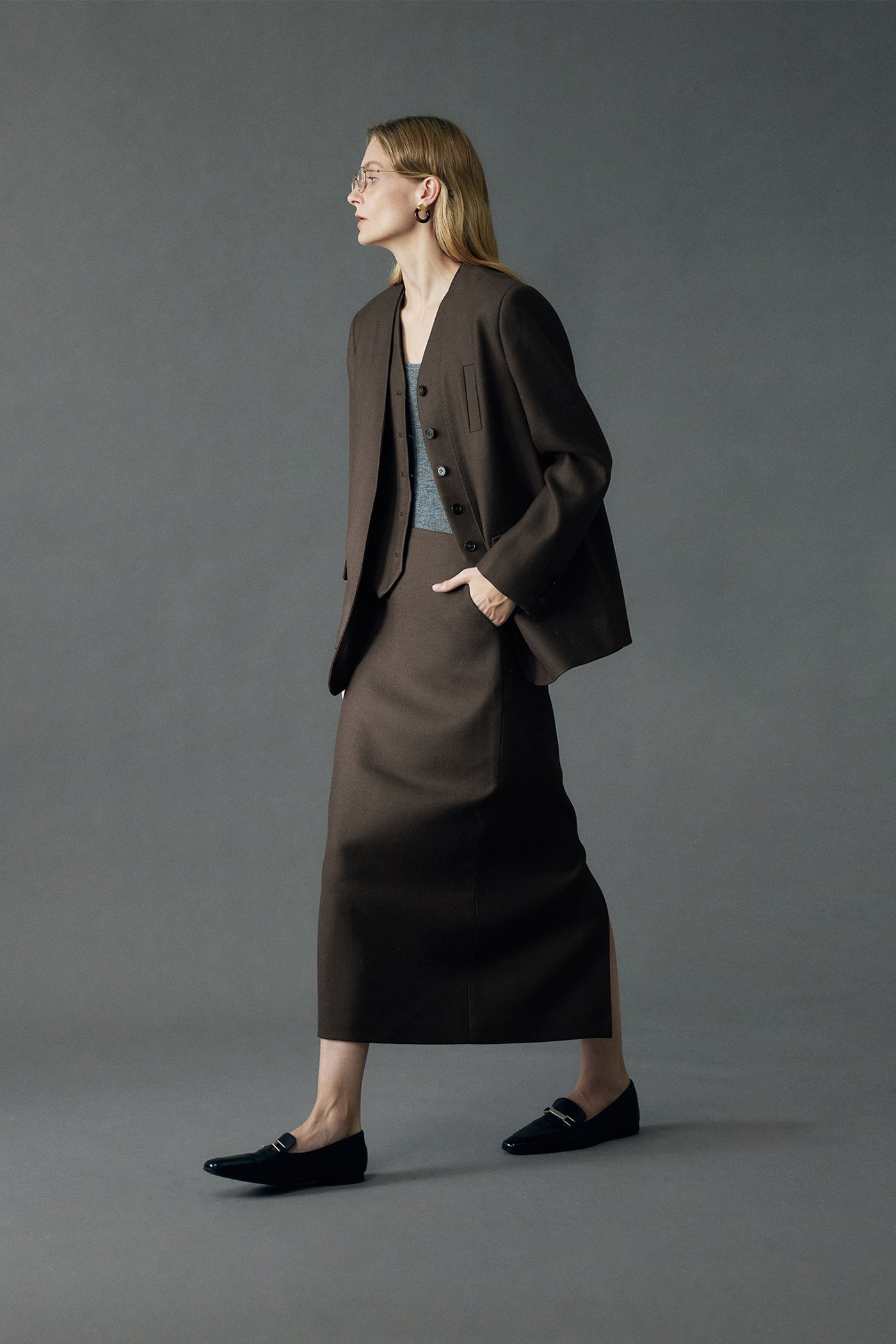 KAMILAN French-Inspired Blazer for Women – 2025 Fall Elegant Office Casual Suit Jacket