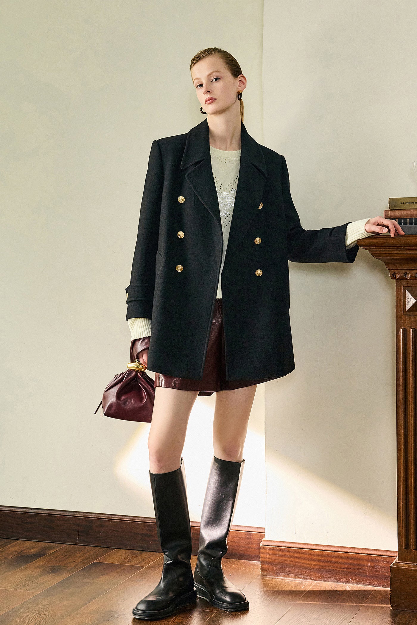 KAMILAN Temperament Commuting Woolen Coat For Women, Autumn/winter 25th
