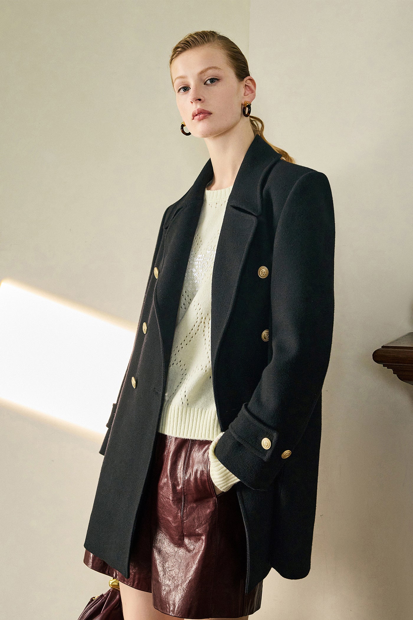 KAMILAN Temperament Commuting Woolen Coat For Women, Autumn/winter 25th