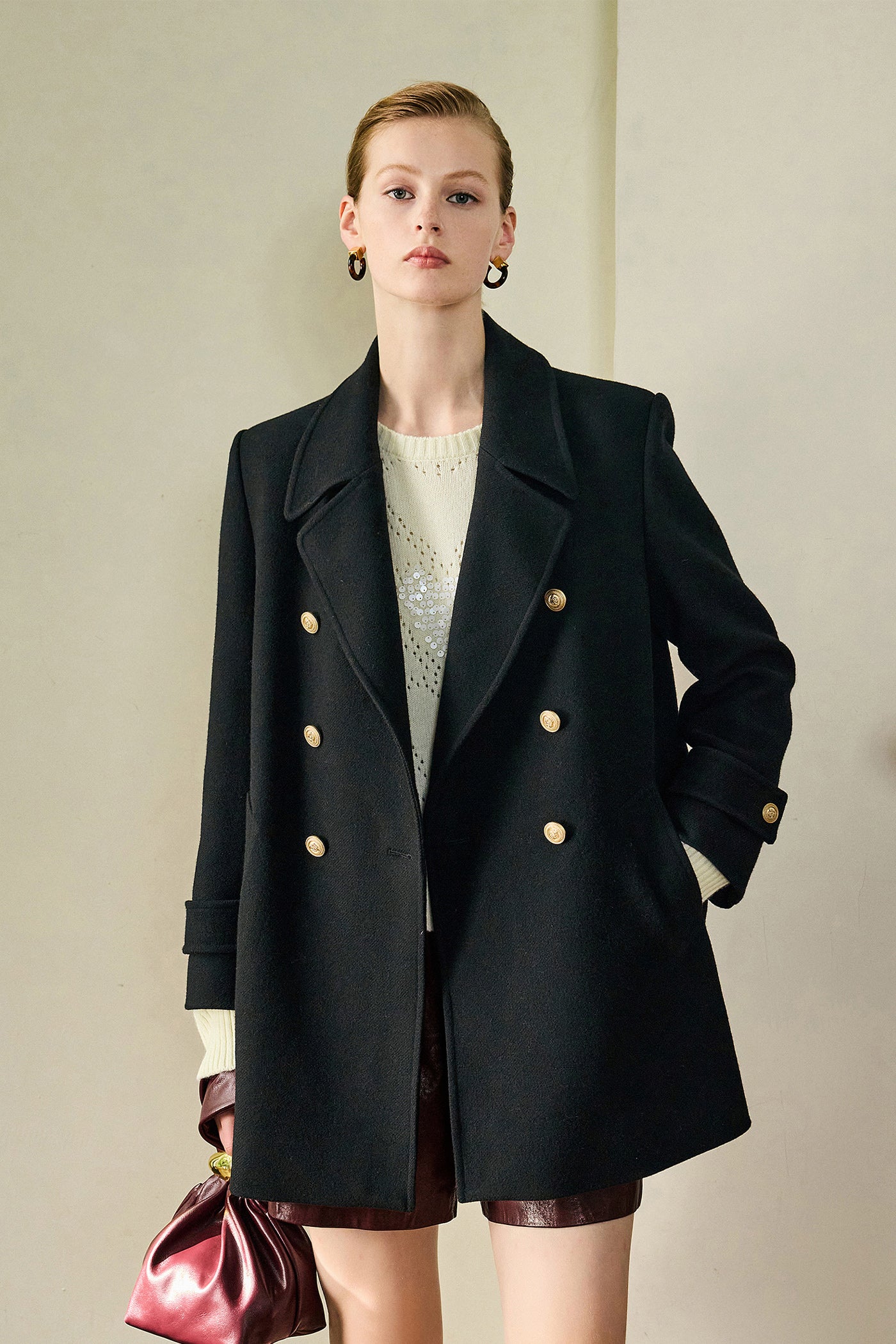 KAMILAN Temperament Commuting Woolen Coat For Women, Autumn/winter 25th