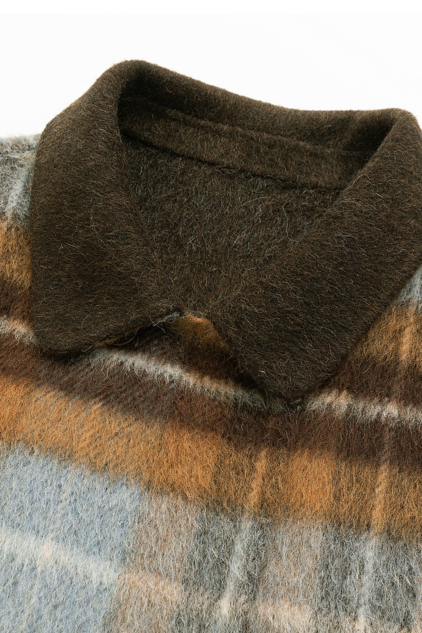 KAMILAN Houndstooth Wool Coat – 2025 Autumn New Mid-Length Double-Faced Wool Overcoat