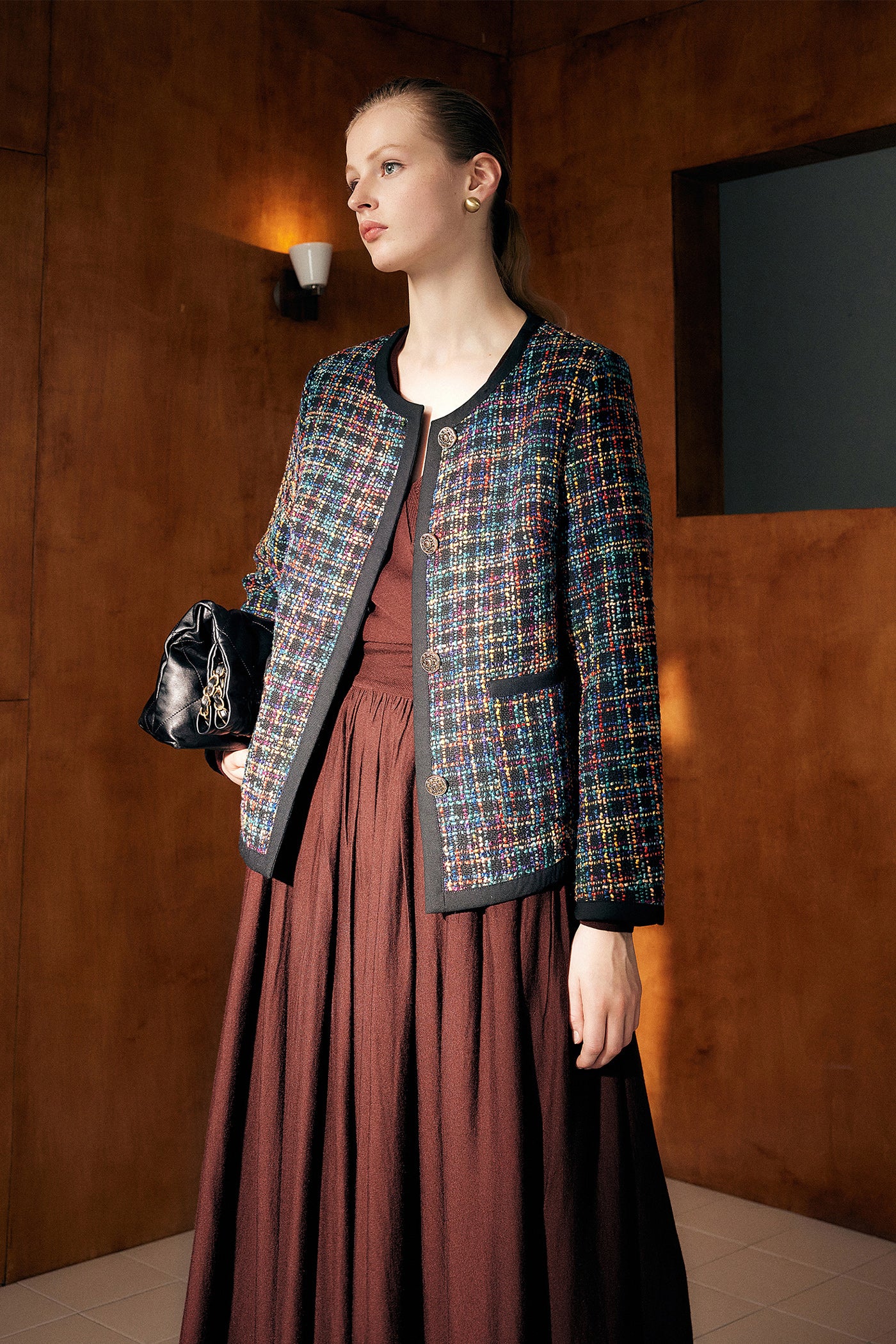 KAMILAN 2025 Autumn New Coarse Felt Coat