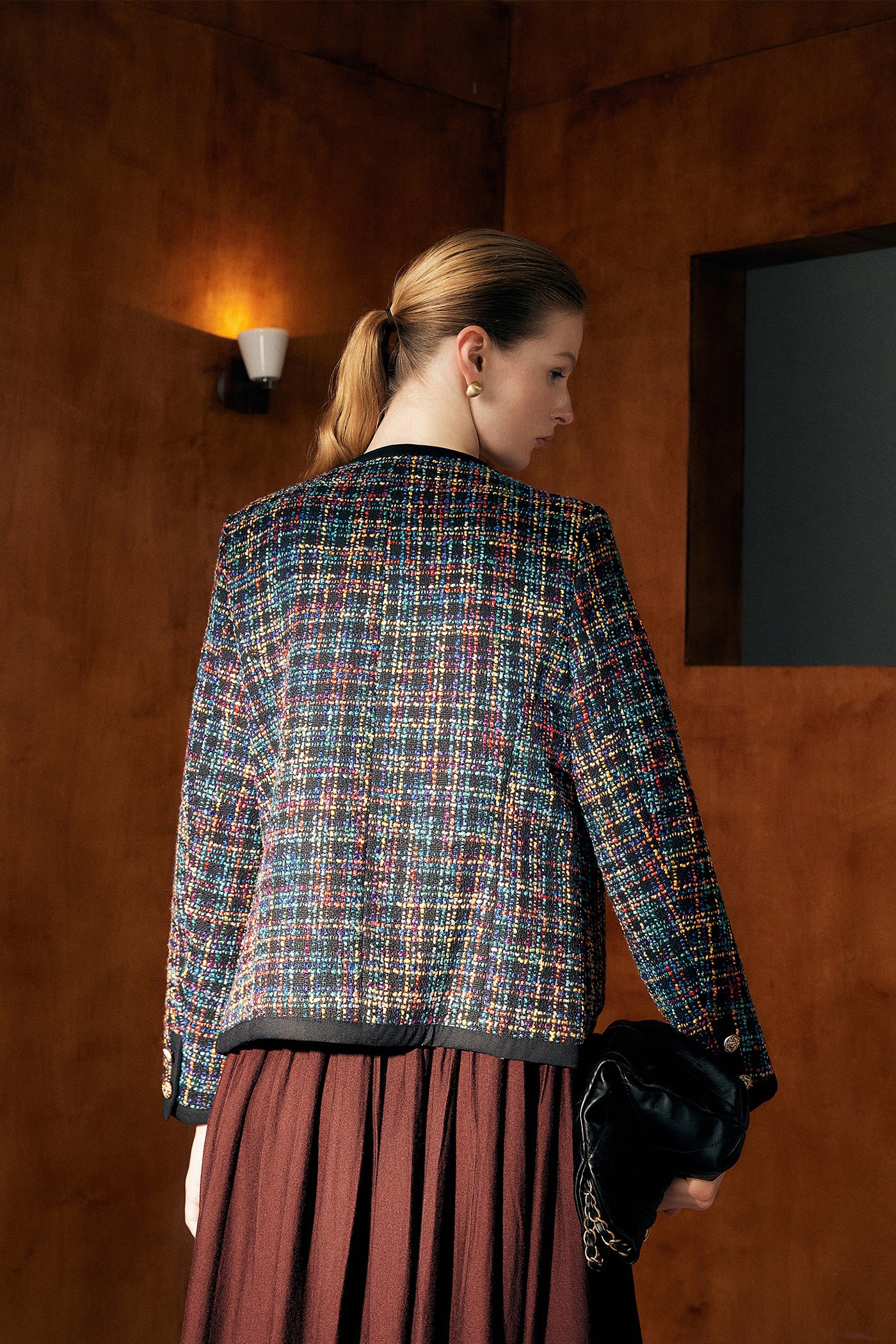 KAMILAN 2025 Autumn New Coarse Felt Coat