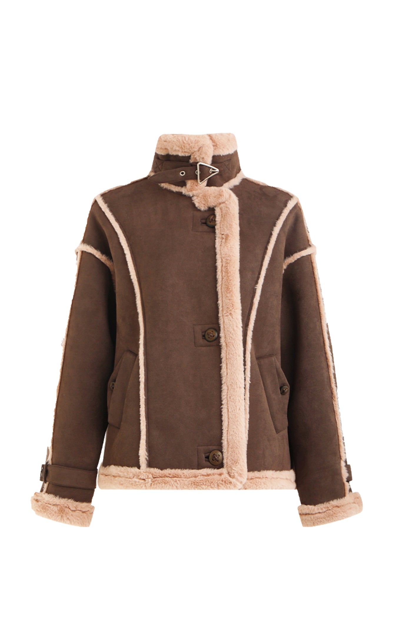 KAMILAN Women's Fluffy Short Fur Jacket – Fashion Casual Winter Coat