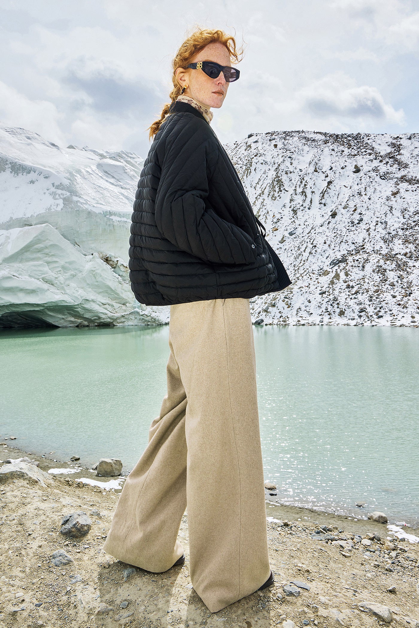KAMILAN Women's Short Down Jacket – 2025 Winter Collection, Loose Fit White Duck Down Puffer Coat