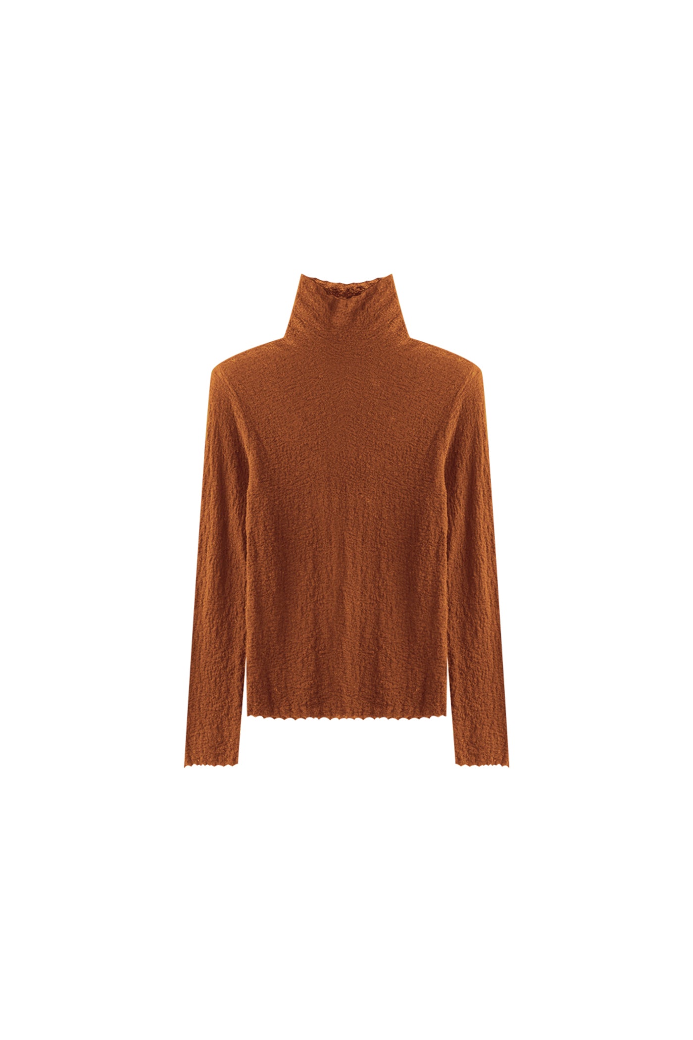 KAMILAN French Chic Short Wool Turtleneck Sweater for Women | 2025 Fall Stylish Slim Pullover