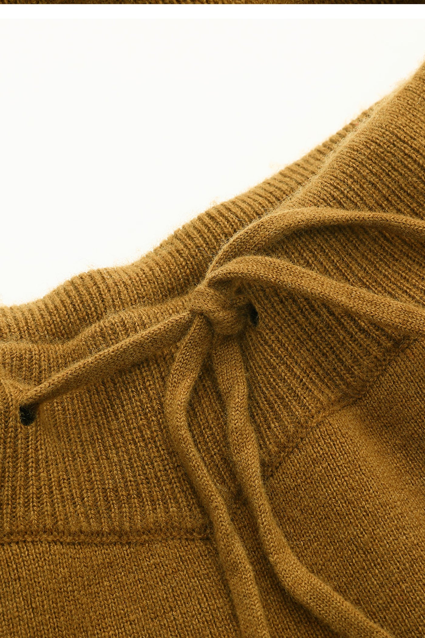 KAMILAN Women's Chic Wool Sweater – 2025 Autumn Mid-Length Knit Base Layer Top